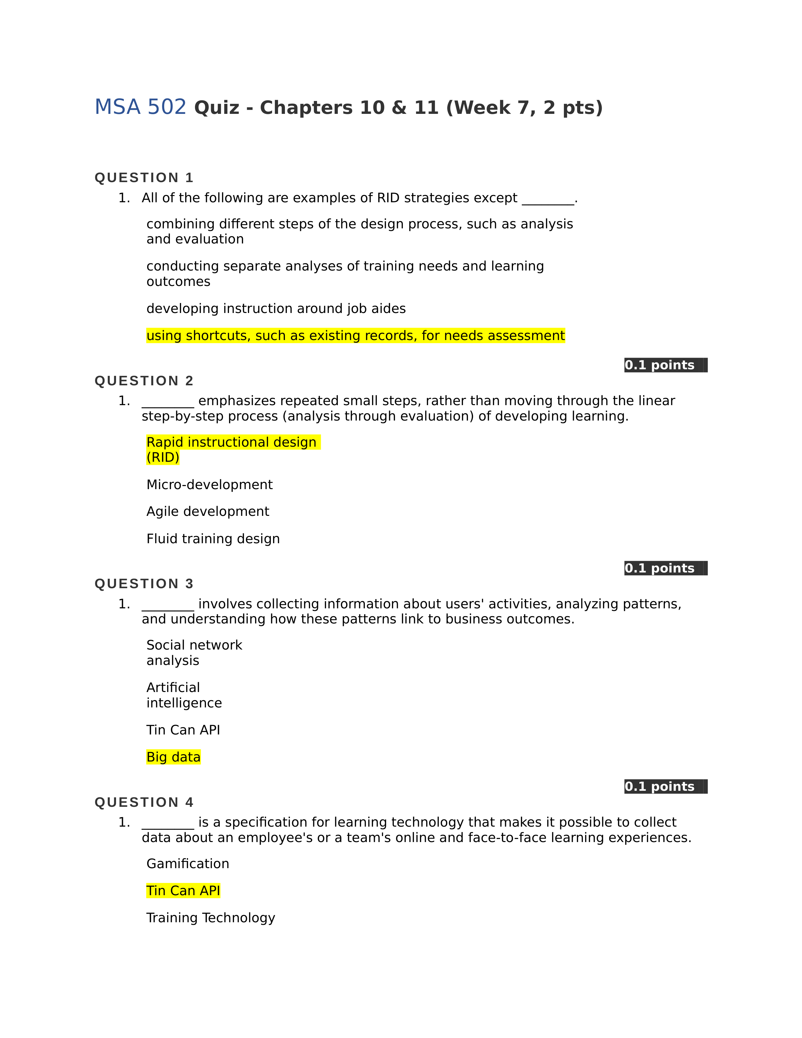 MSA 502 Quiz Chapters 10 & 11 Week 7,.docx_dsc3odcts9s_page1