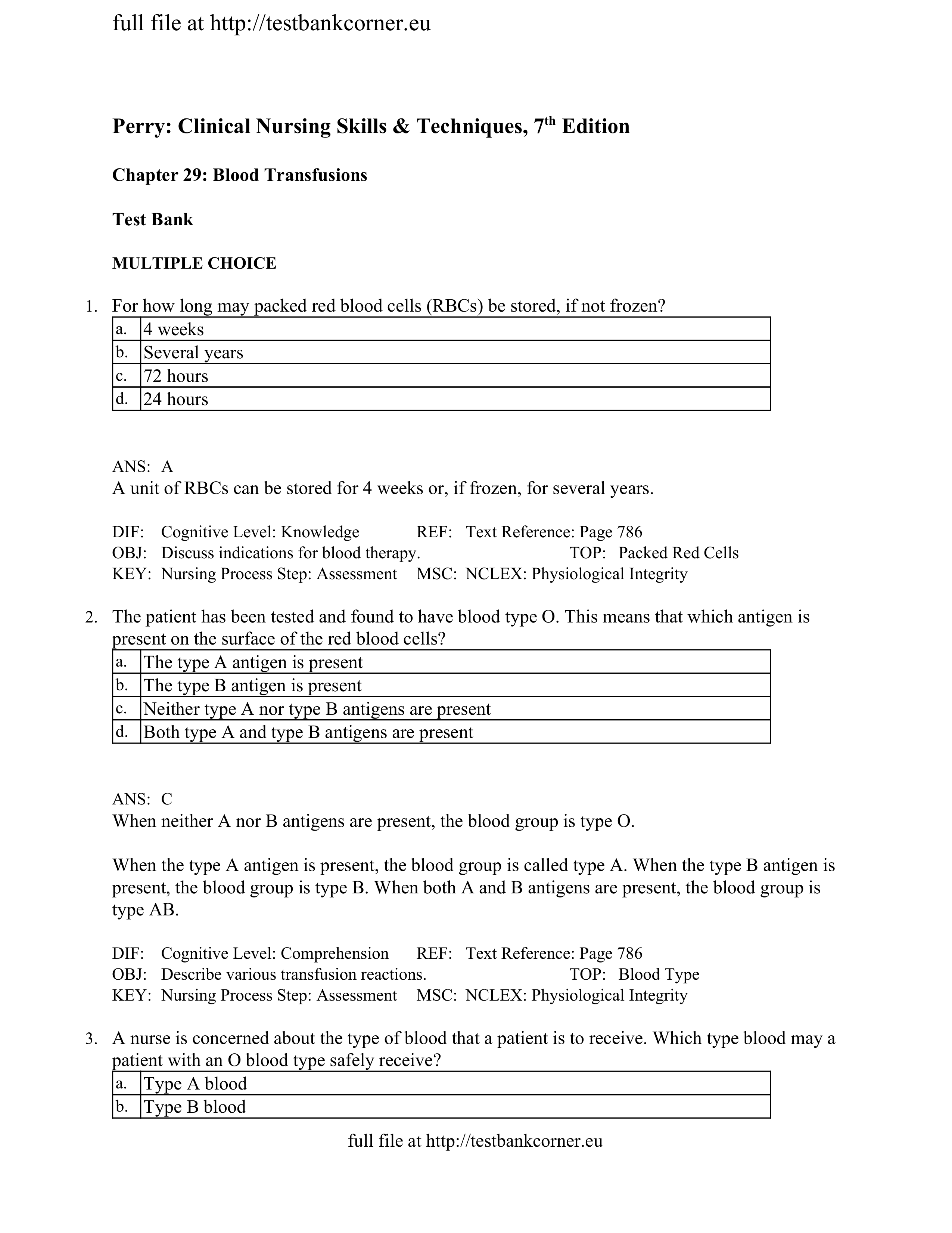 Test Bank for 2009 Clinical Nursing Skills and Techniques, 7 Ed.rtf.pdf_dsekd714k19_page1