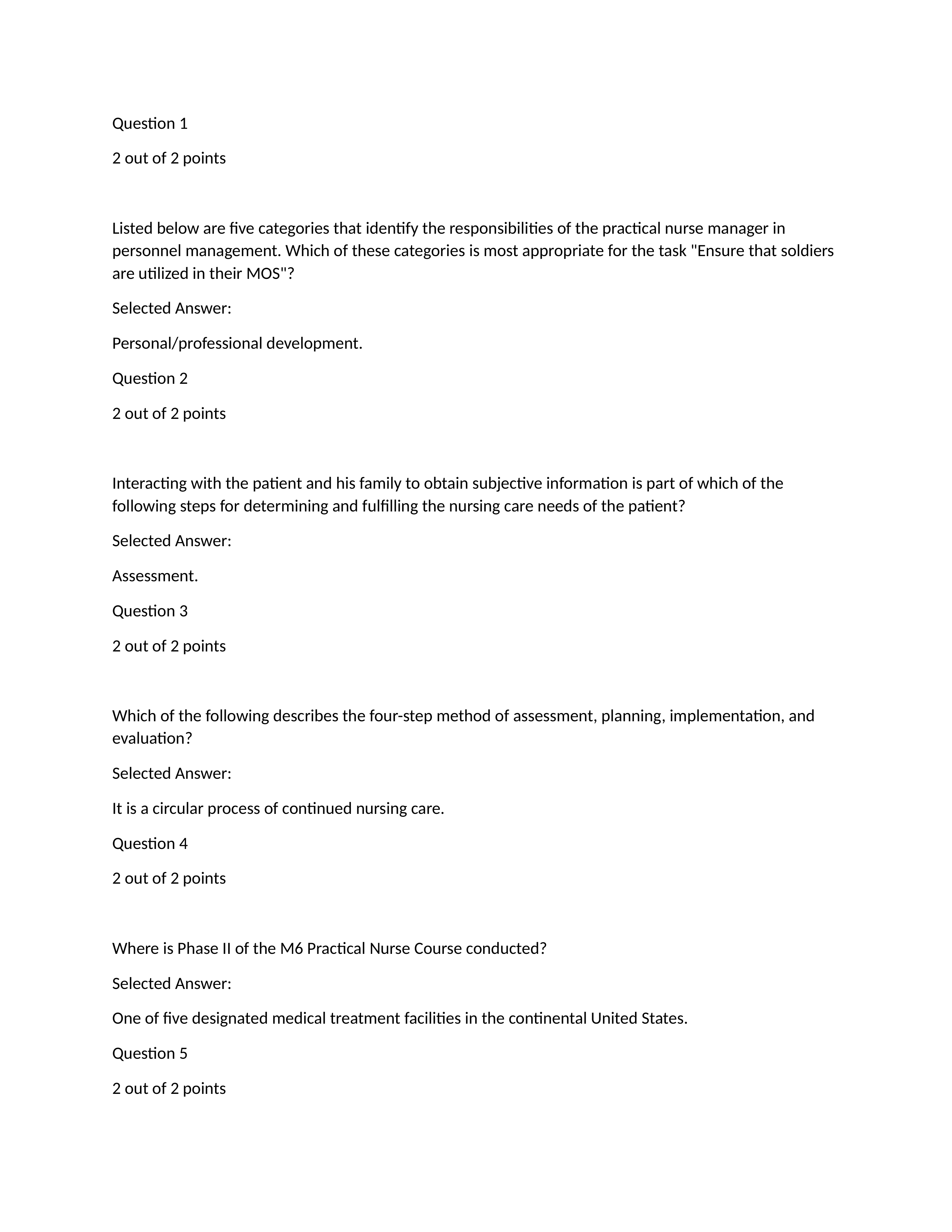 Introduction to practical nurse exam.docx_dsg8udw295s_page1