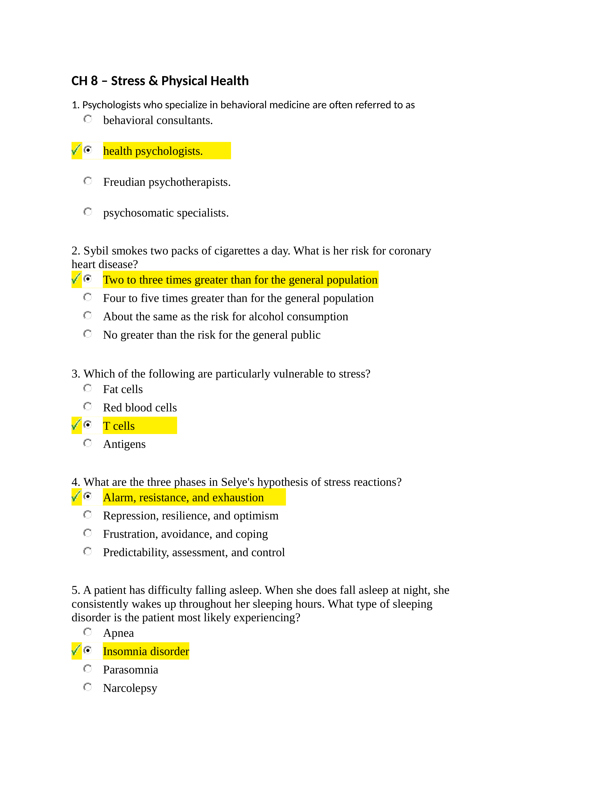 Ch 08 Quiz Answers - Stress and Physical Health_dsvhguv3e9q_page1