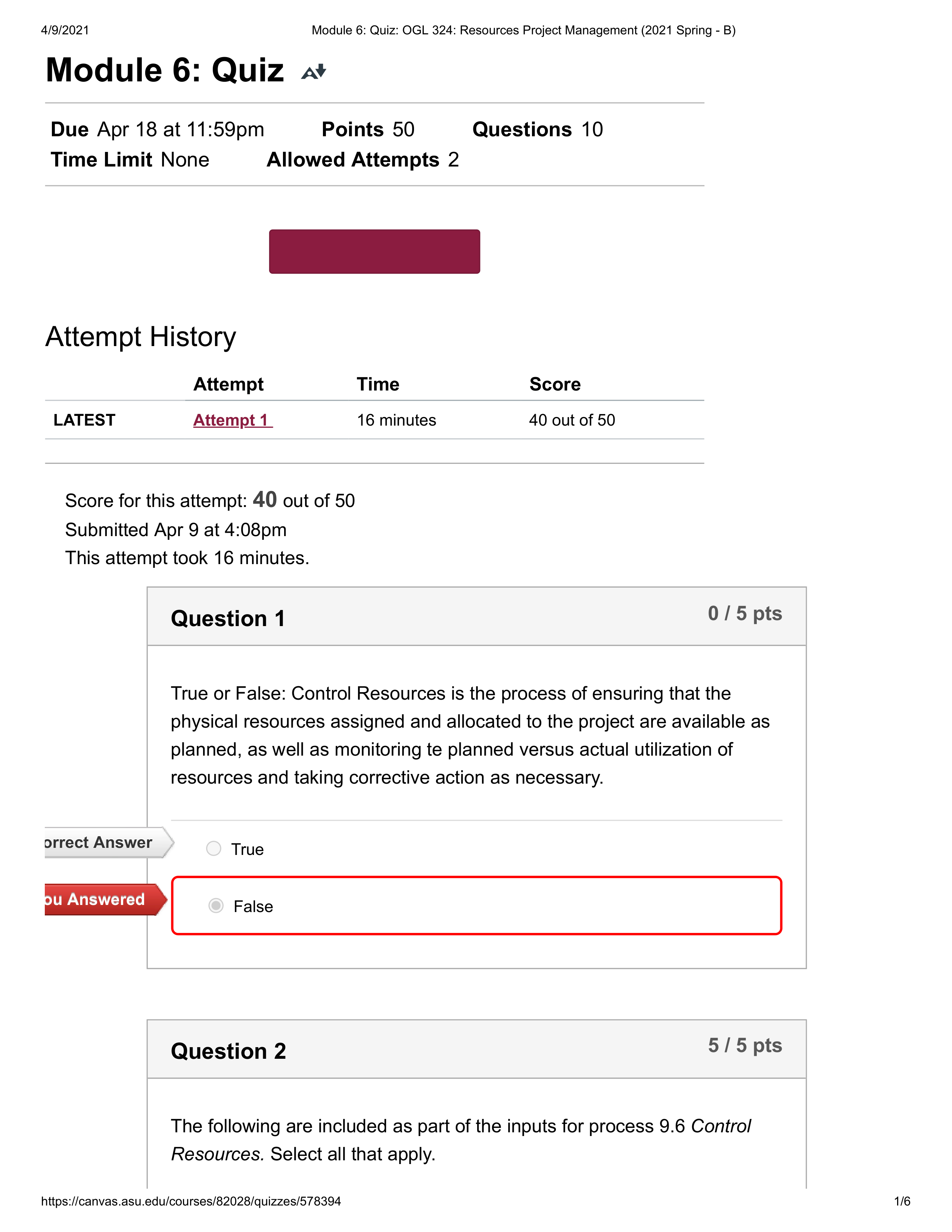 Module 6_ Quiz_ OGL 324_ Resources Project Management (2021 Spring - B).pdf_dt1k3all90e_page1