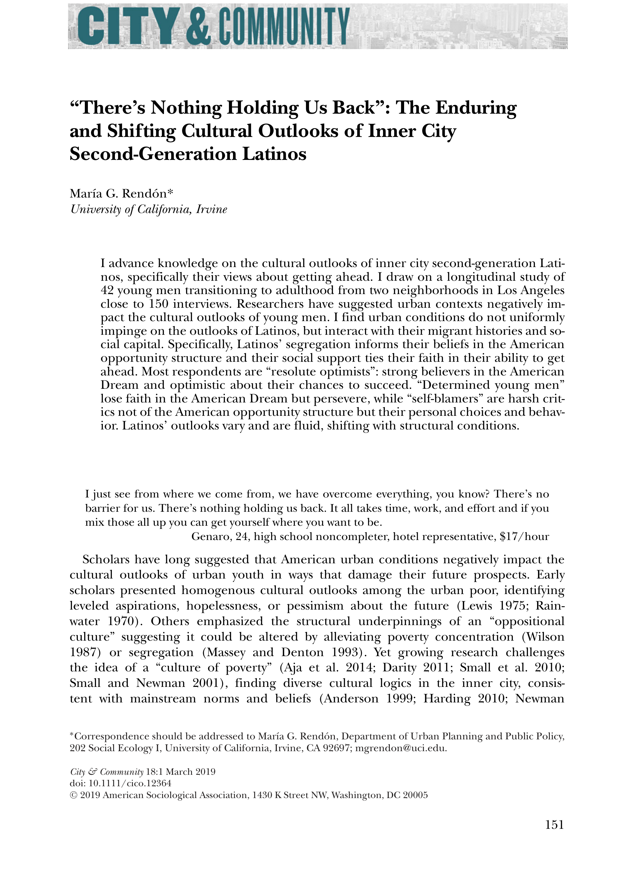 Rendón, M. G. (2019). "There's Nothing Holding Us Back"_ The Enduring and Shifting Cultural Outlook_dtms5t1tfhi_page1