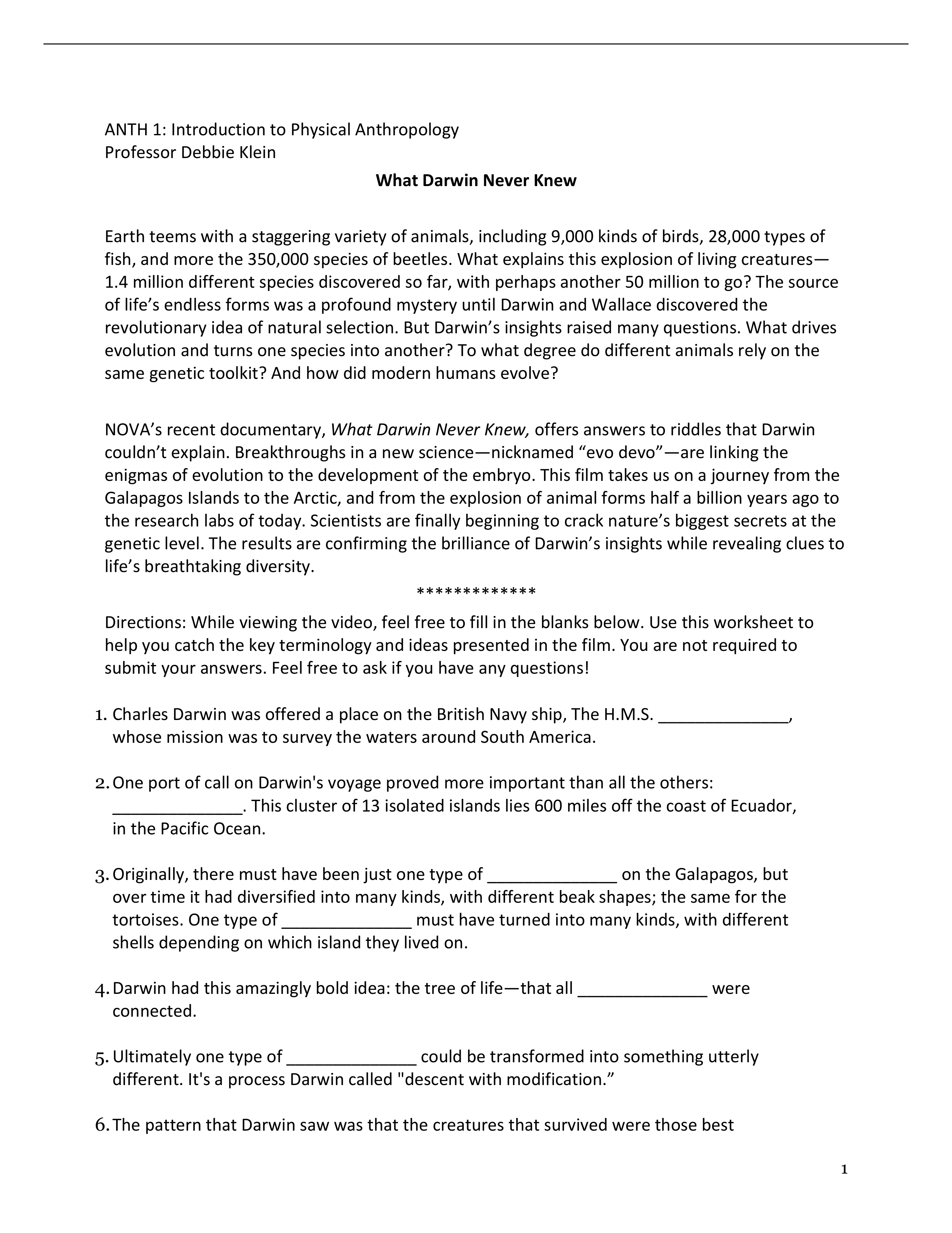 What Darwin Never Knew_worksheet.pdf_dtricdrydny_page1