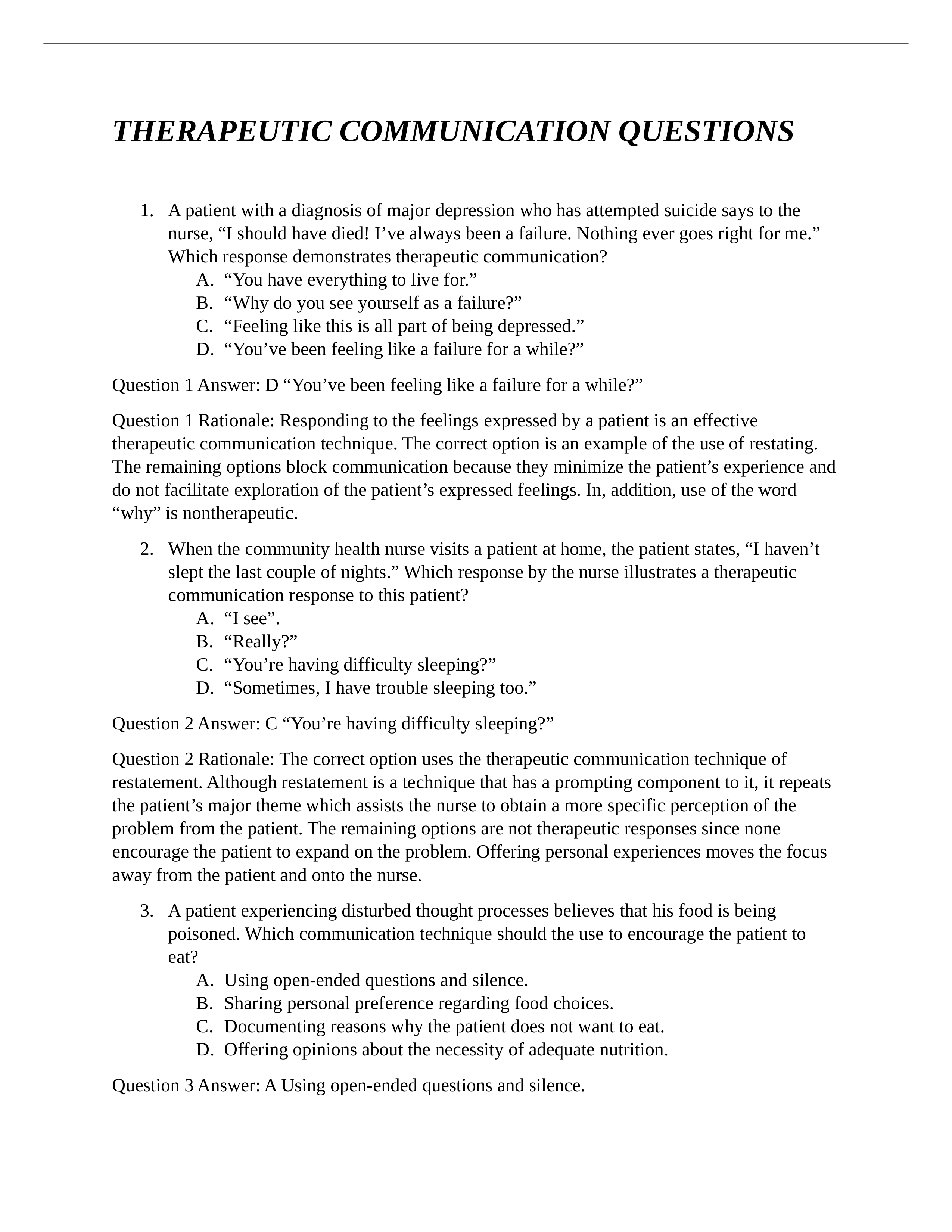 THERAPEUTIC COMMUNICATION QUESTIONS.docx_dtvm8z722a1_page1