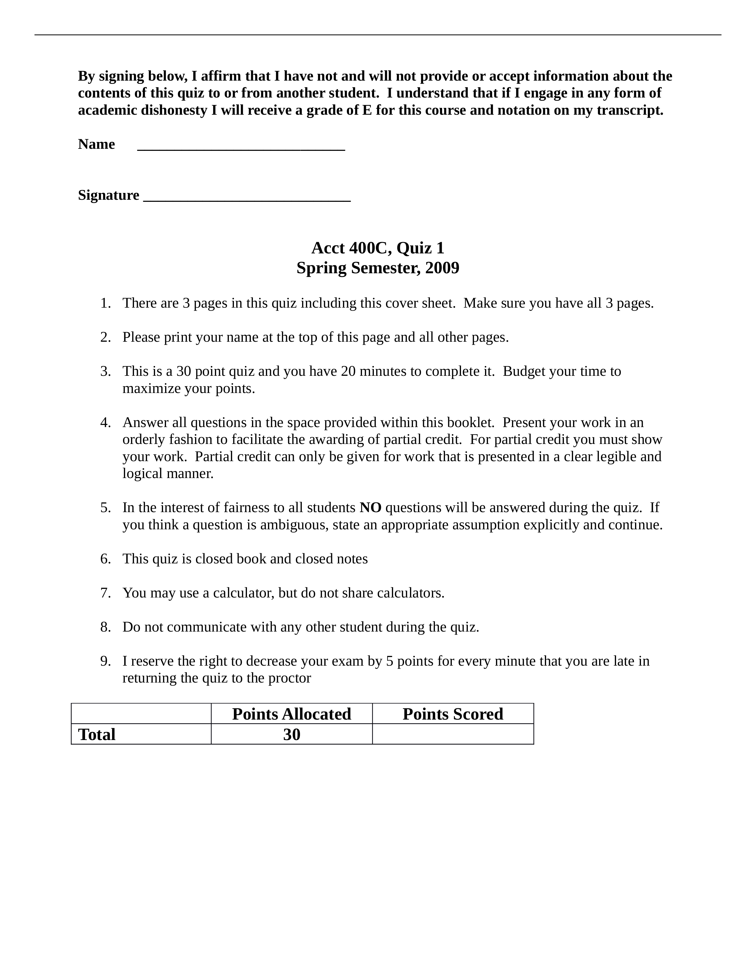 Acct400C - Quiz 1 Practice test:Answers_du1fapdgja4_page1