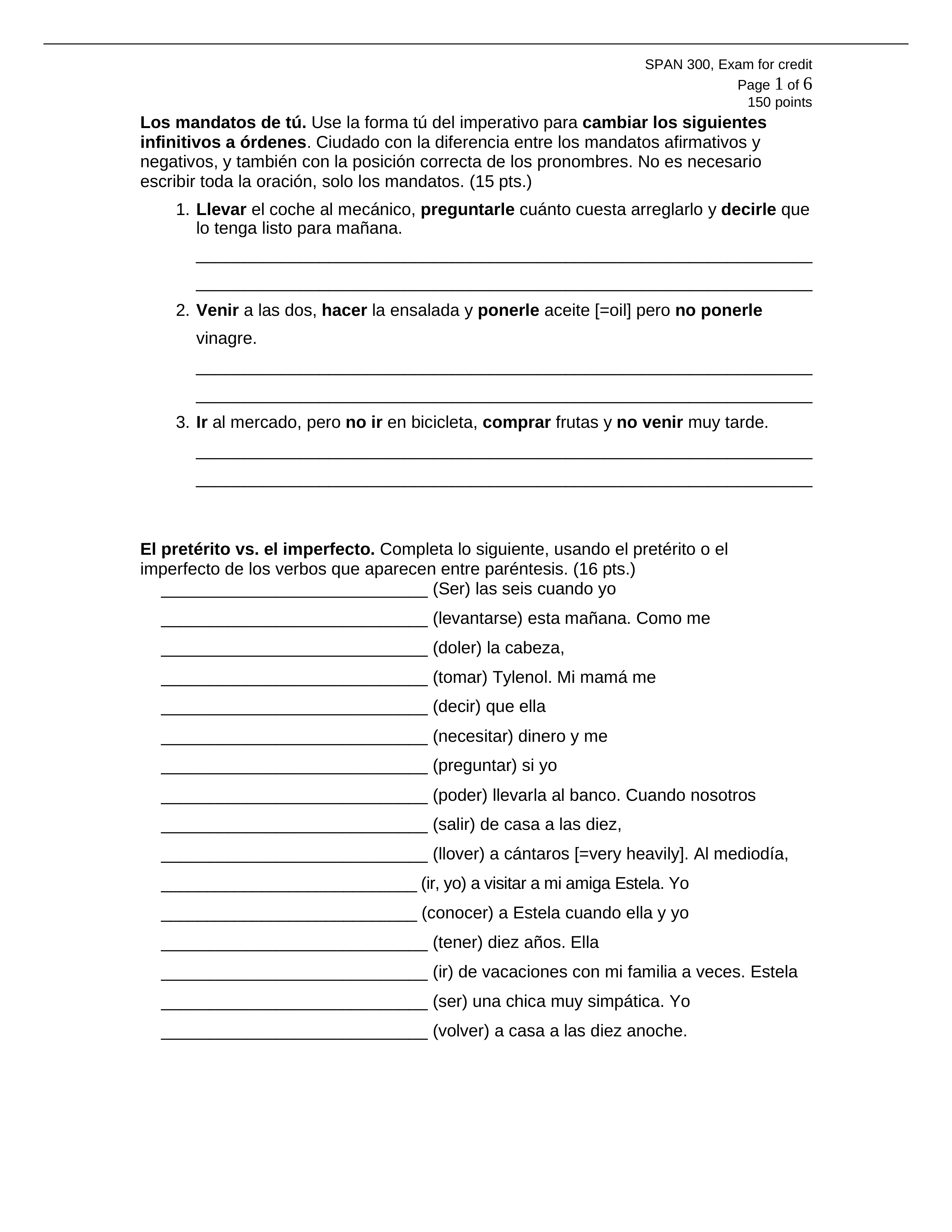 SPAN 300 Exam for credit2_du1o9m30q71_page1