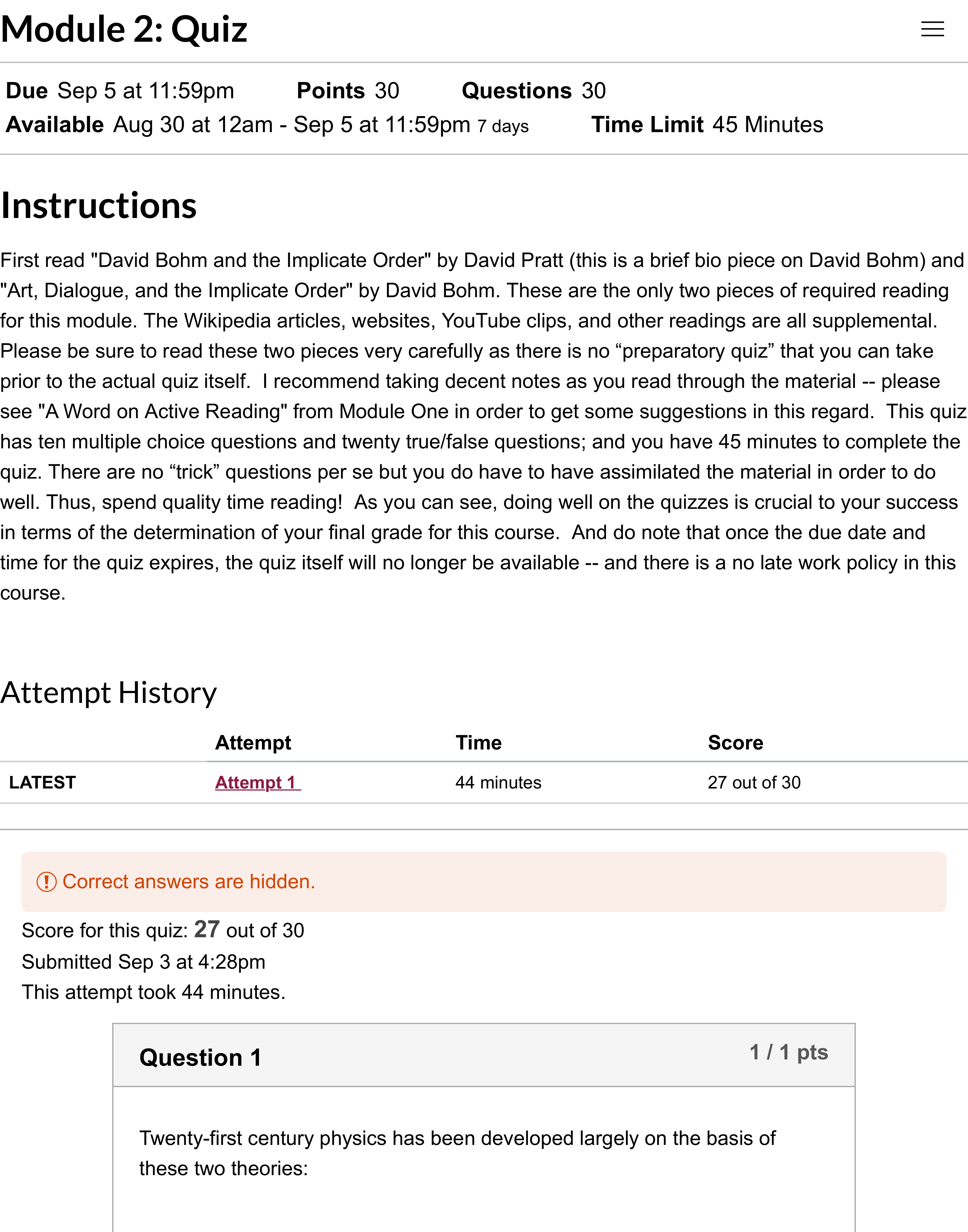 Module 2: Quiz : OGL 340: Dialogue in the Workplace (2019 Fall - A).pdf_du5xq1tqczd_page1