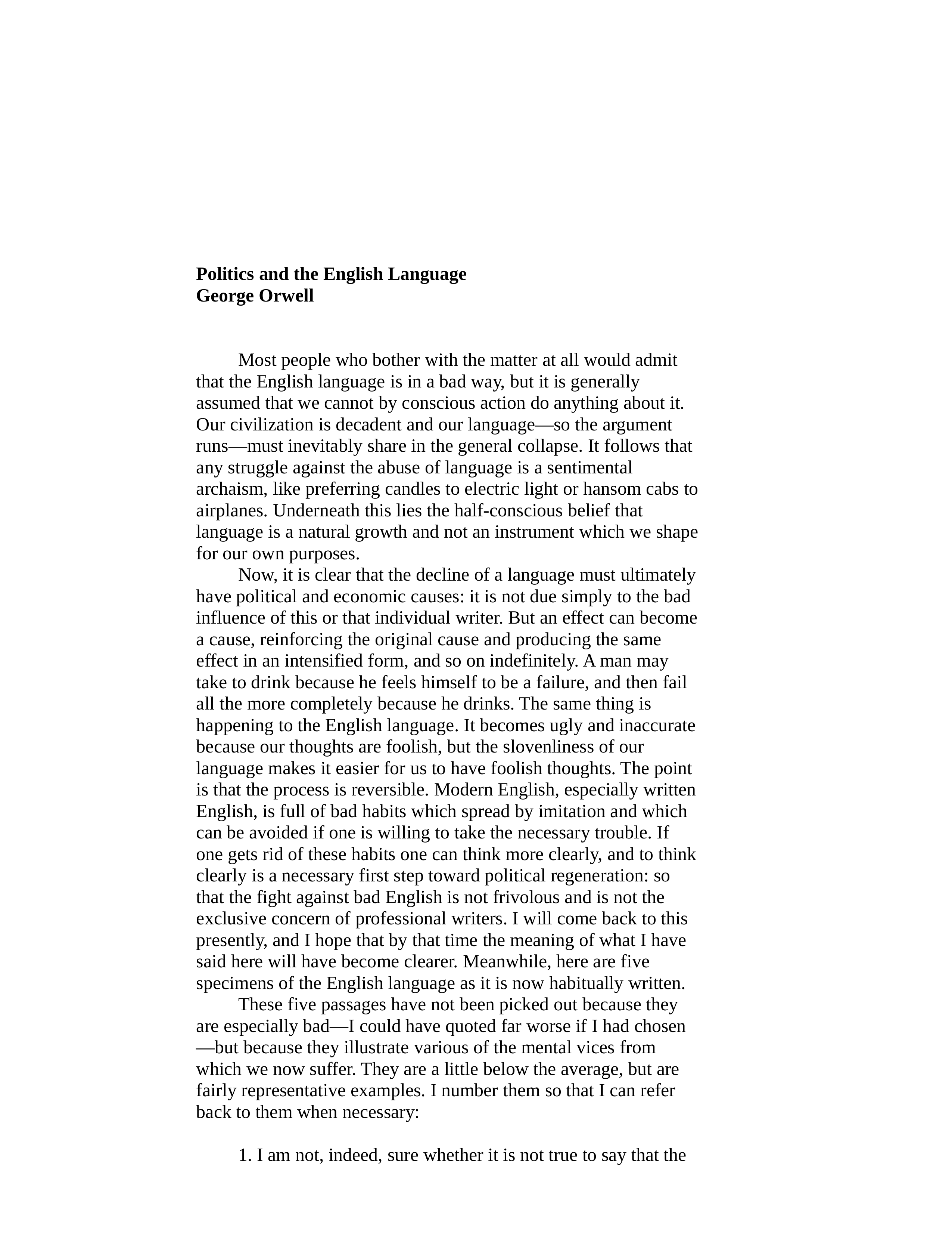 _Politics and the English Language_ by George Orwell_du84tztijc8_page1