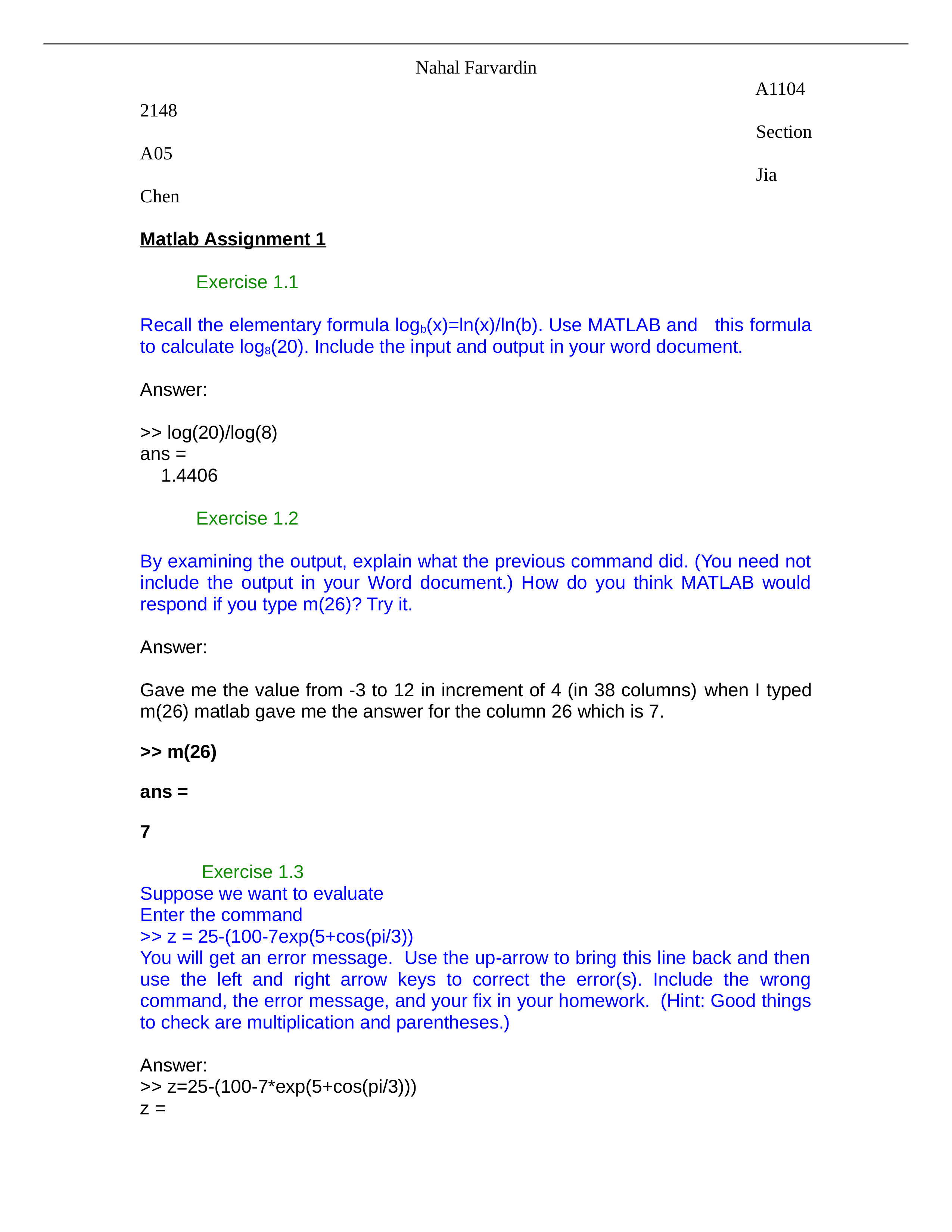 Matlab Assignment 1_ducxl8lprex_page1