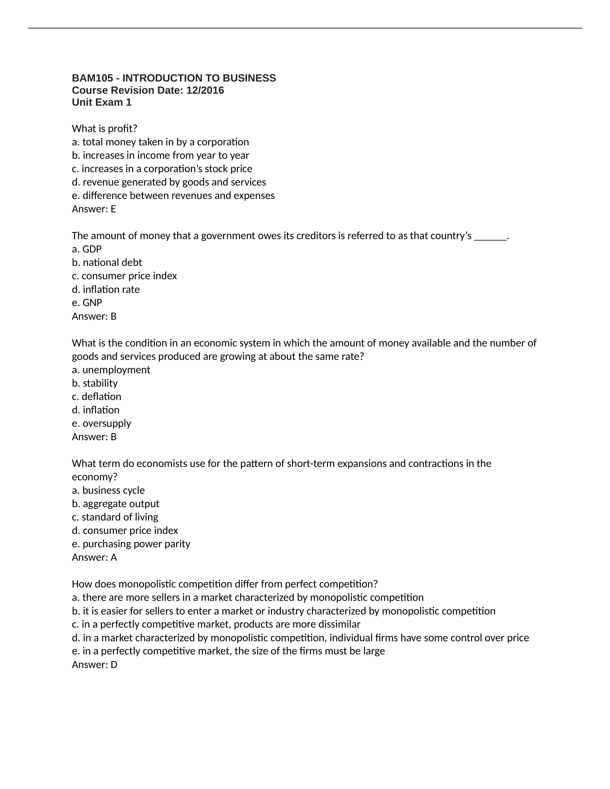 BAM 105 Unit Exam 1.docx_duhac7x3cvn_page1