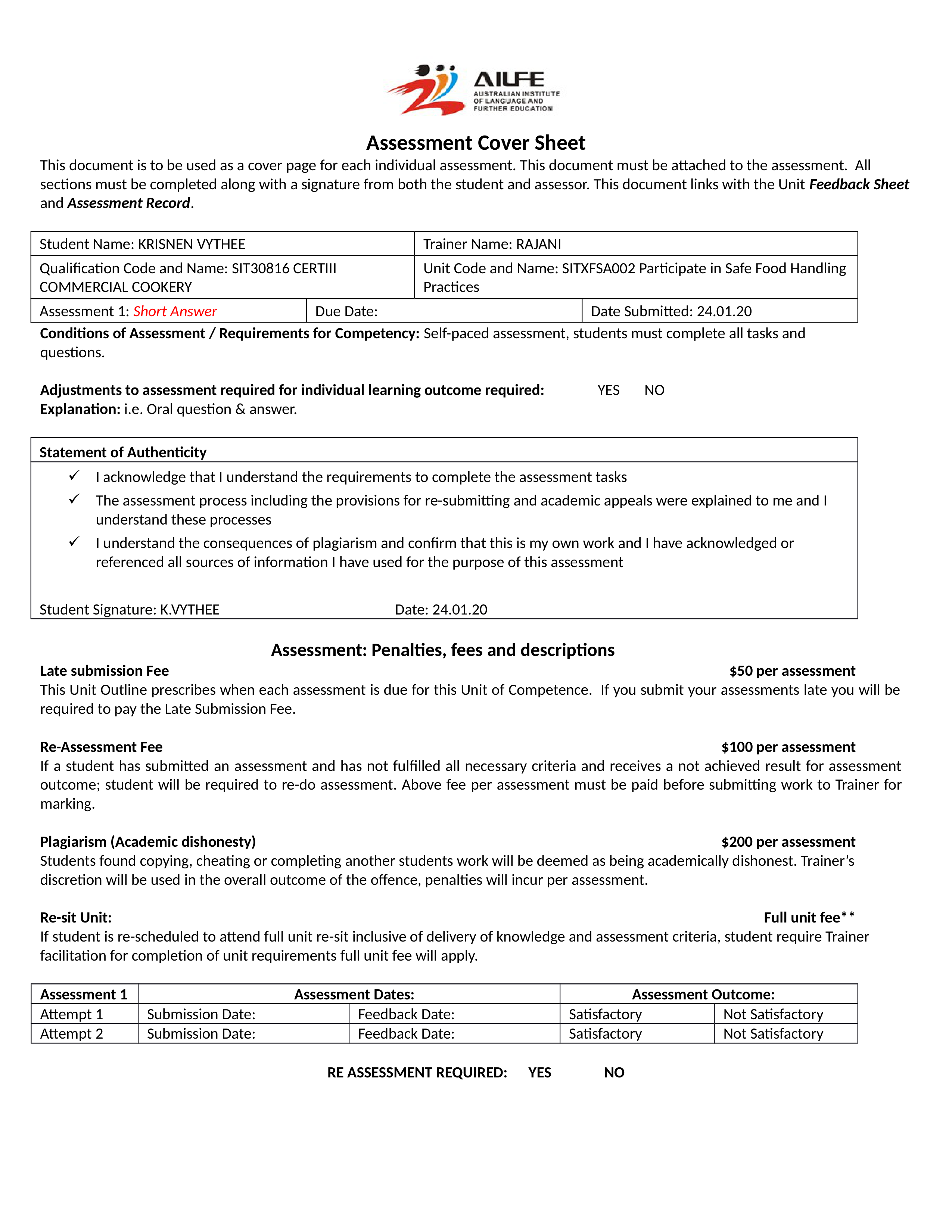 SITXFSA002 Assessment 1_Short Answer.docx_duj30g455w4_page1