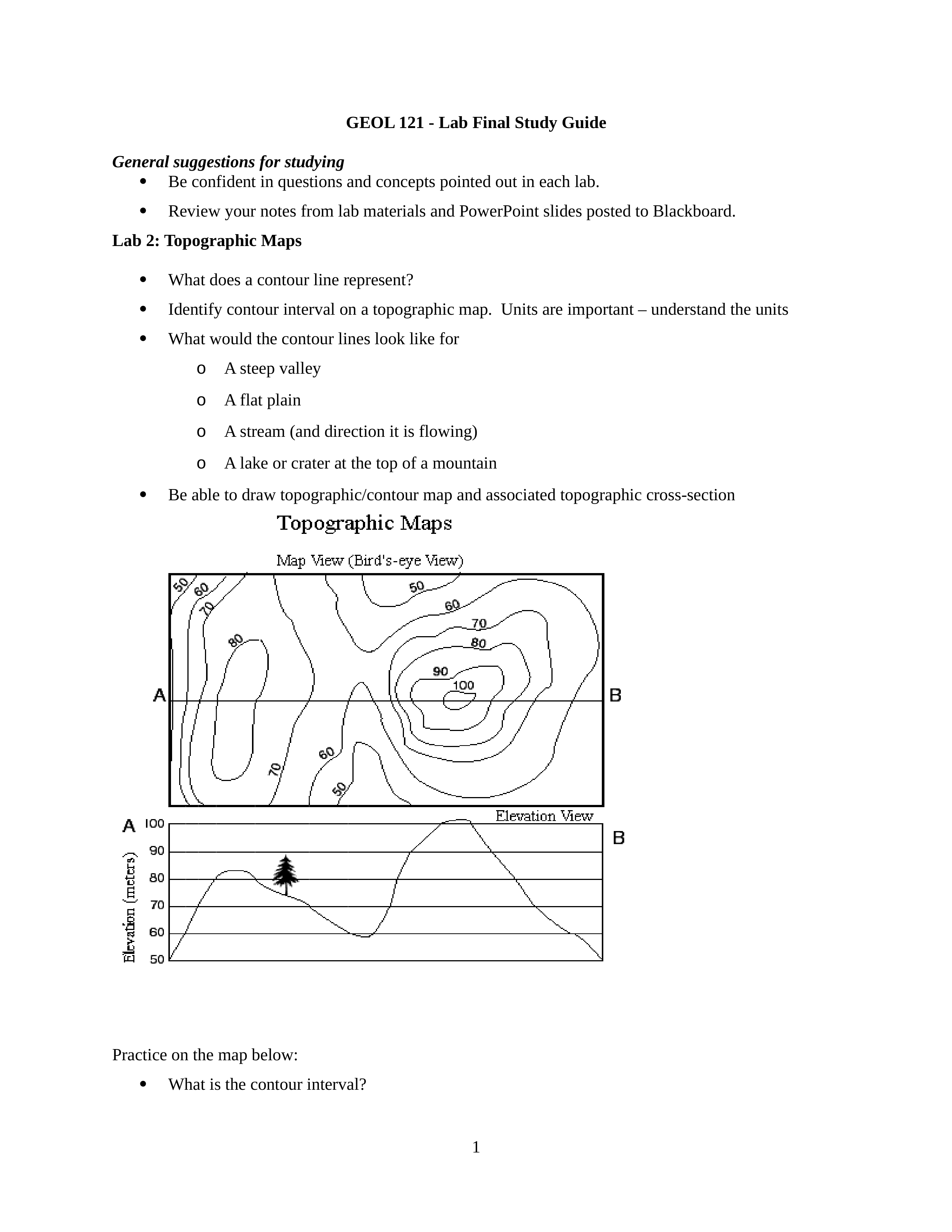 Geol 121-Lab-Final Exam Study Guide.docx_duoox68yn9m_page1