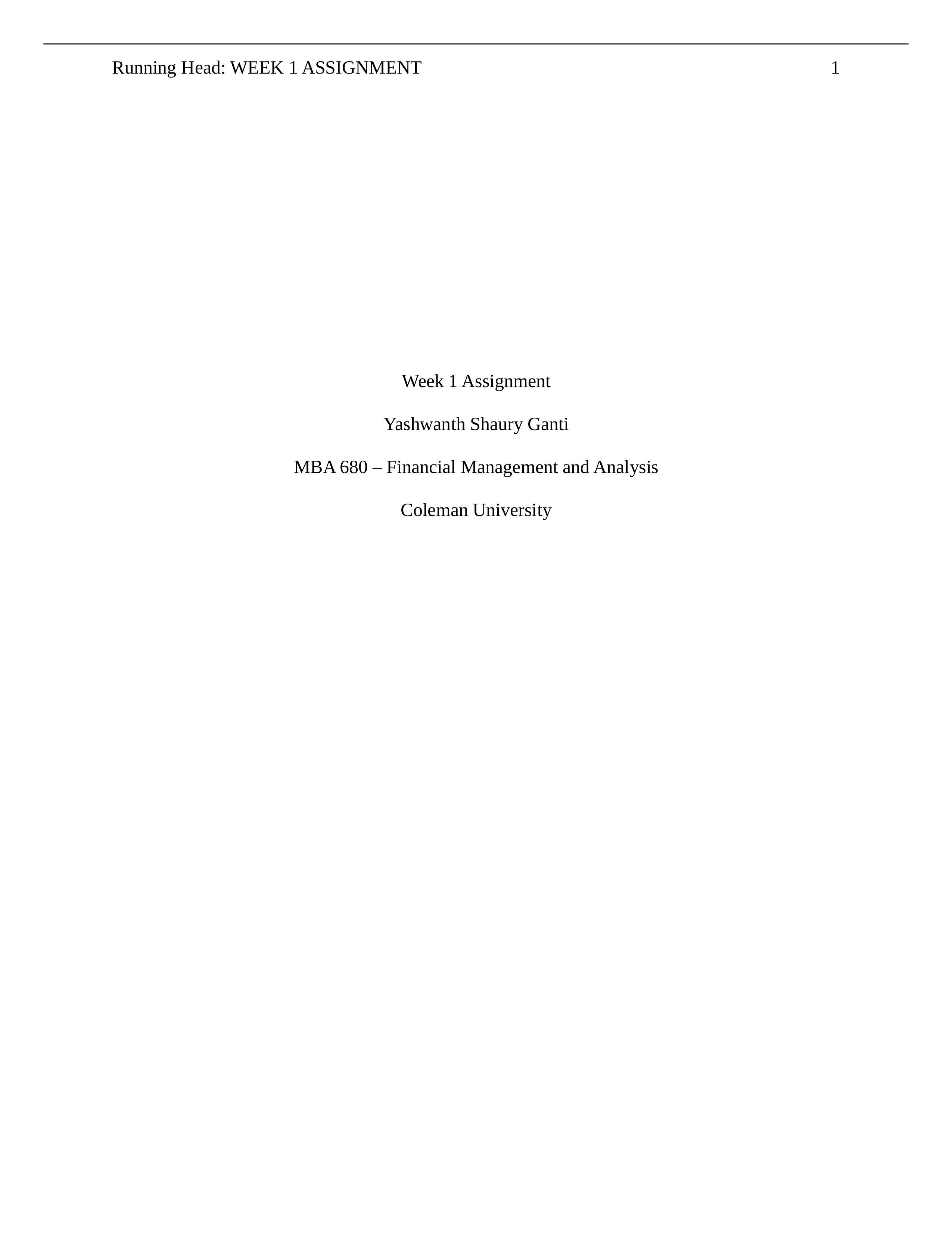 Yashwanth Ganti_Financial Management and Analysis Week 1 Assignment.docx_dutv5jeiu0l_page1