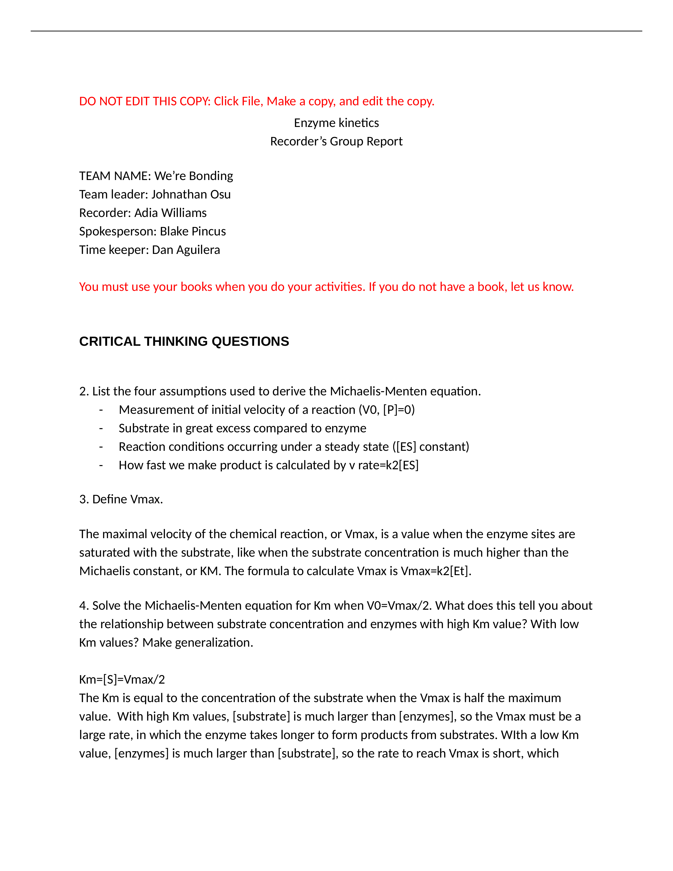 Copy of Day 14 FOB 10 Enzyme Kinetics Recorders report.docx_duyaf8ti6fc_page1