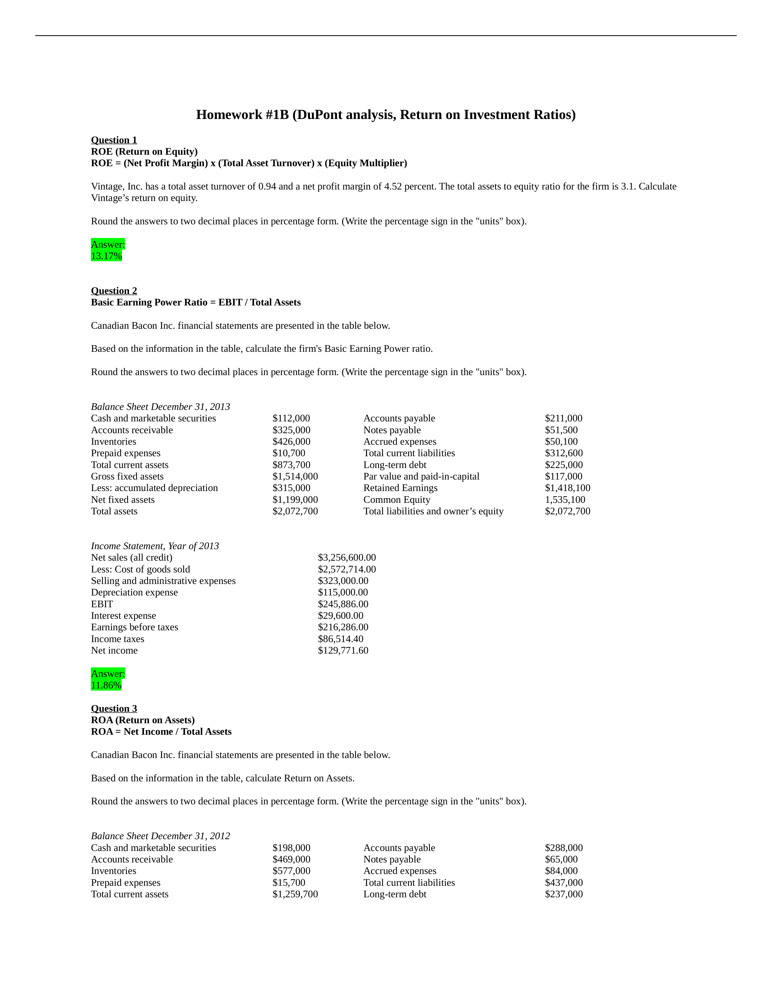 Homework #1B (DuPont analysis, Return on Investment Ratios).docx_dv6vto380vo_page1