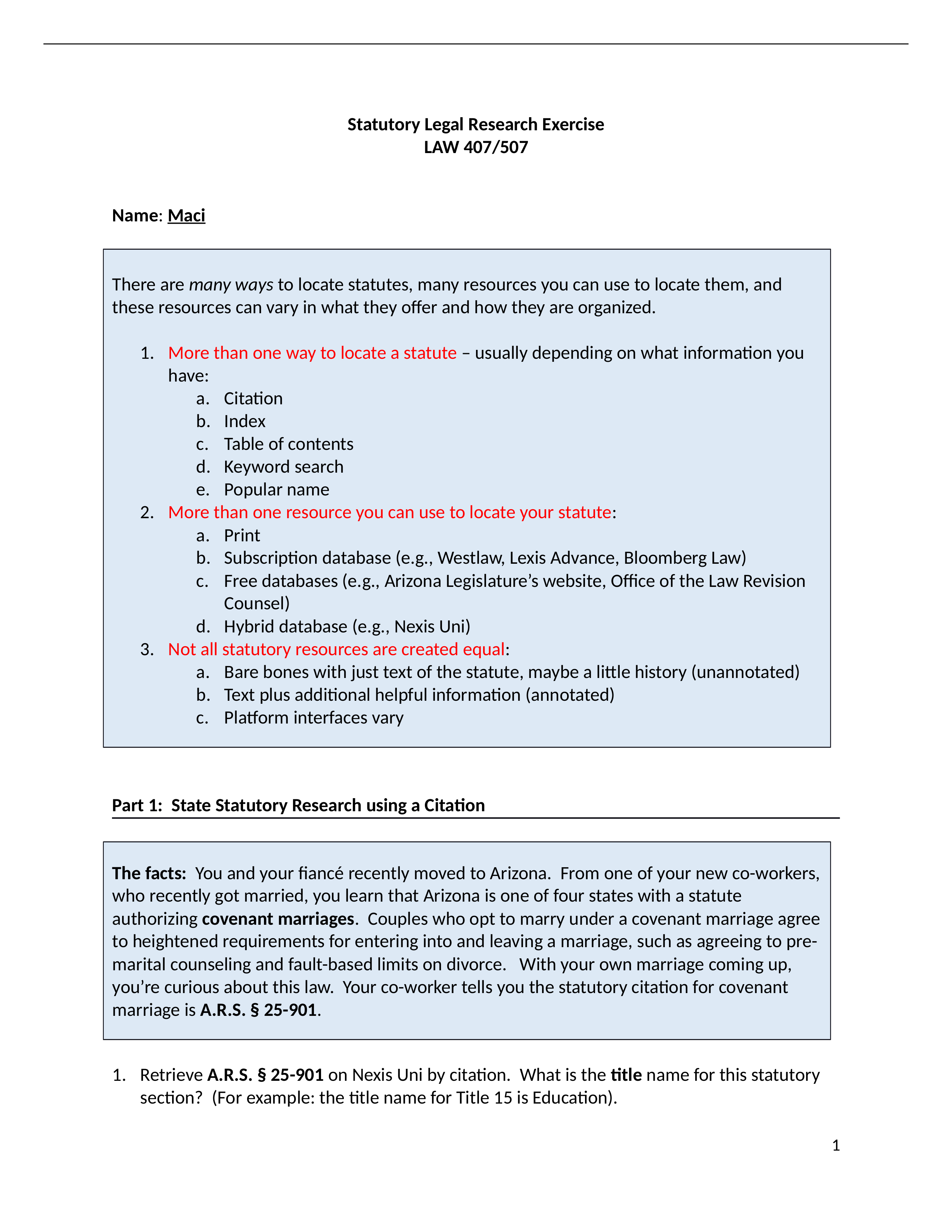 2.4 Week 2-Module 4-EXERCISE-Statutory Legal Research-questions.docx_dvb9y6d9z6k_page1