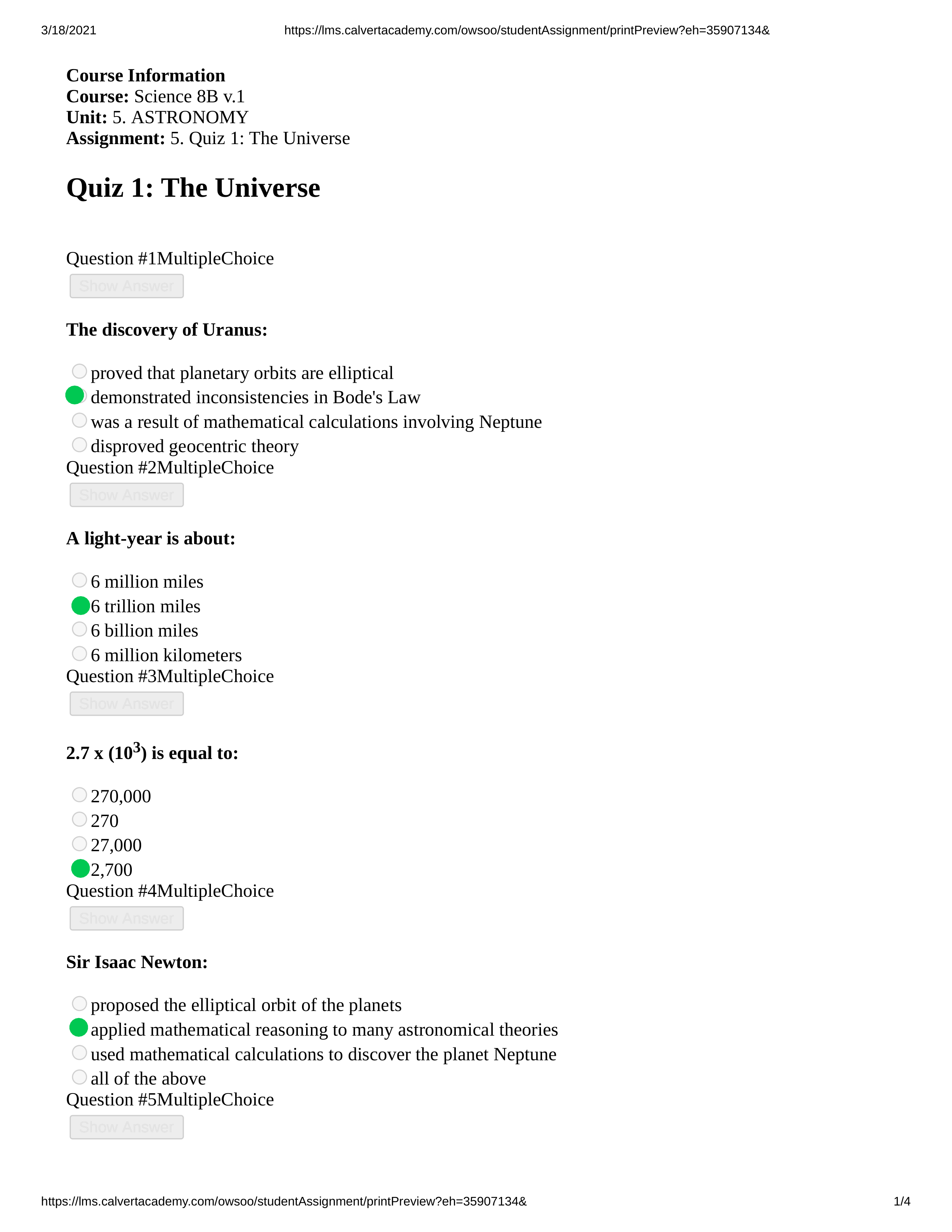 QUIZ 1 THE UNIVERSE.pdf_dvrw6bohaje_page1