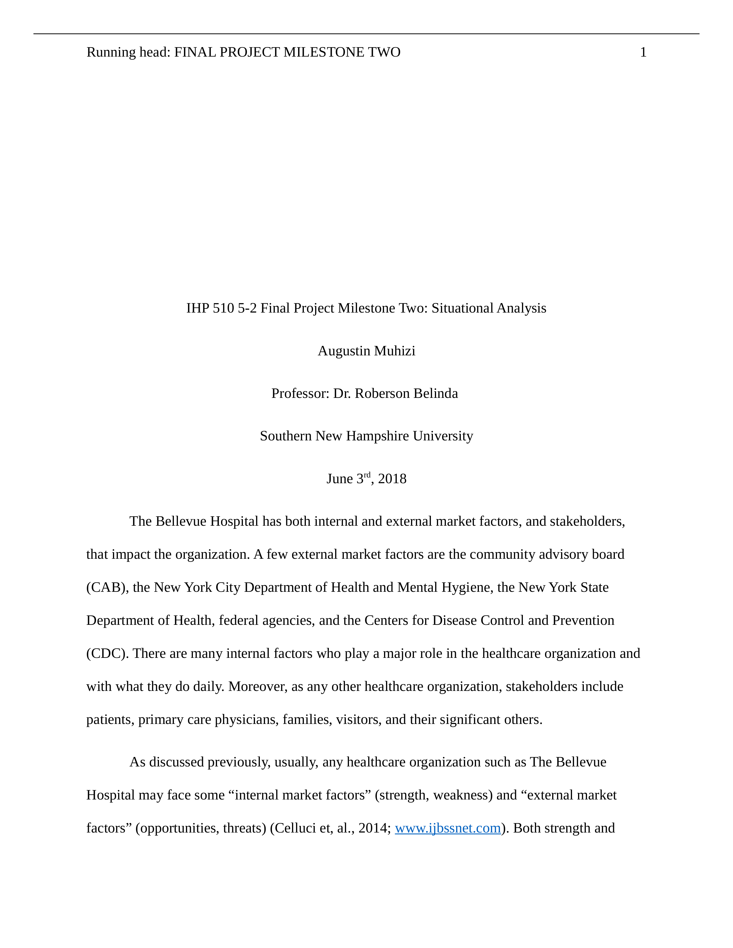 IHP 510 5-2 FINAL PROJECT  MILESTONE TWO  FINAL.docx_dvttcf5288y_page1