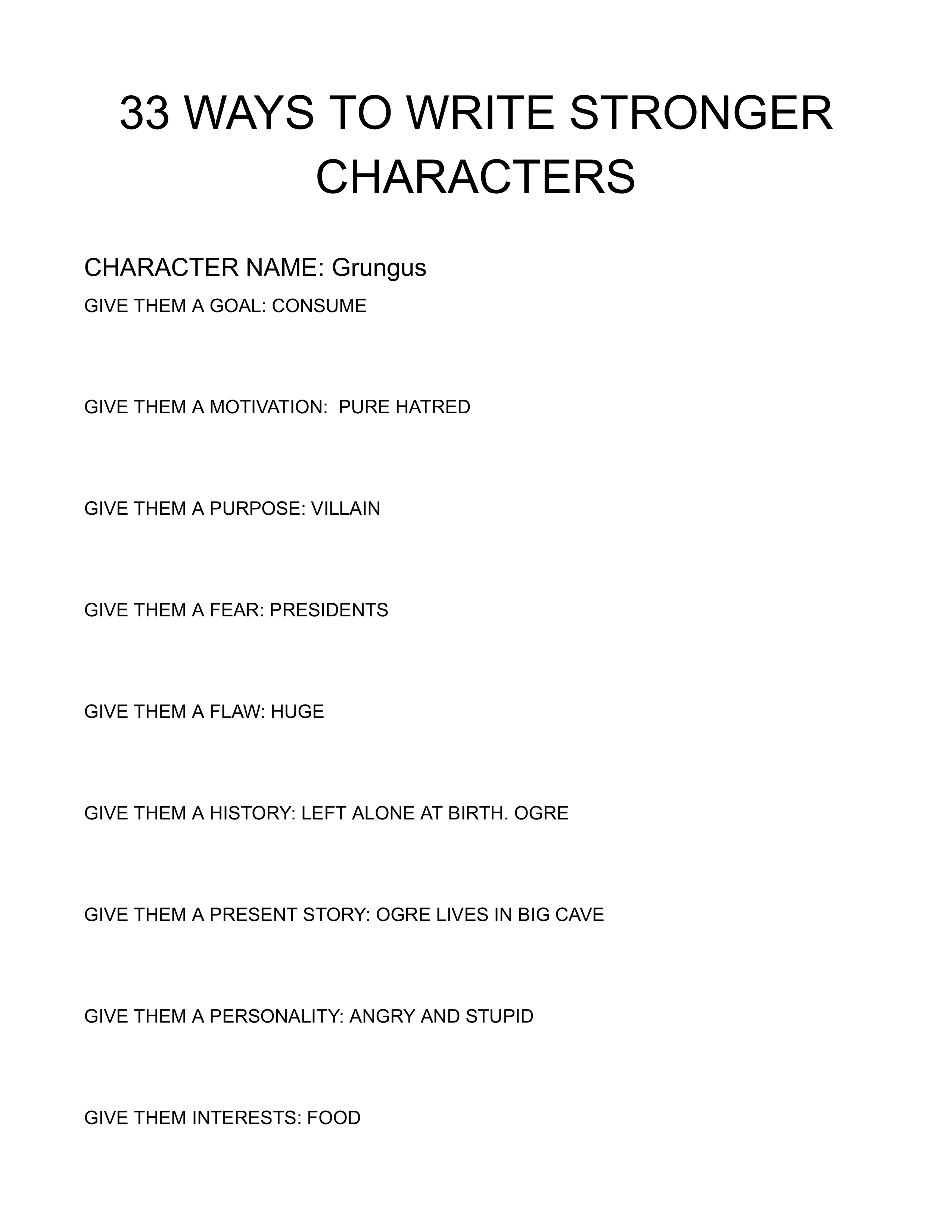 Copy of 33 WAYS TO WRITE STRONGER CHARACTERS.pdf_dvw40zqk4z8_page1