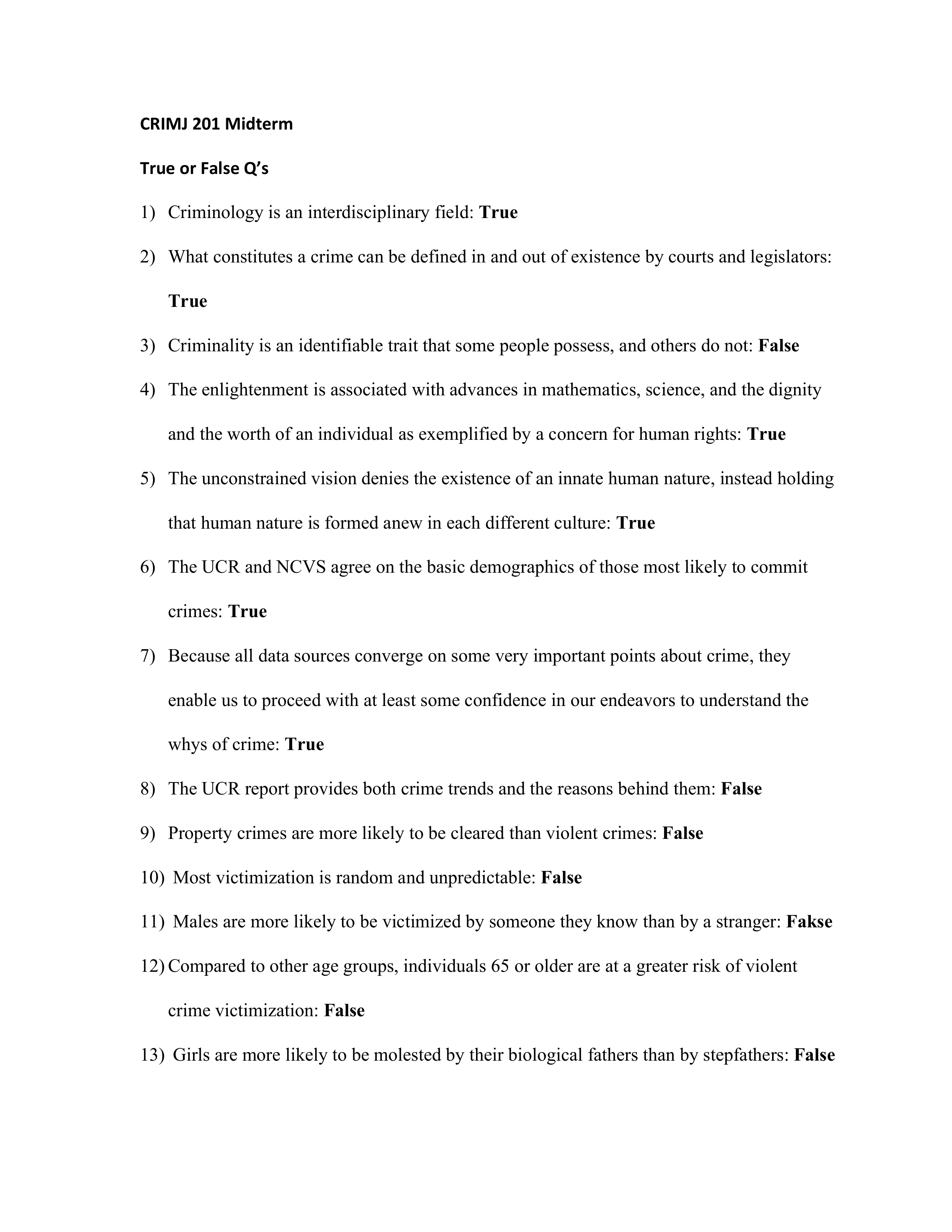 CRIMJ 201 Midterm Q's.docx.pdf_dw83fj3mcvi_page1