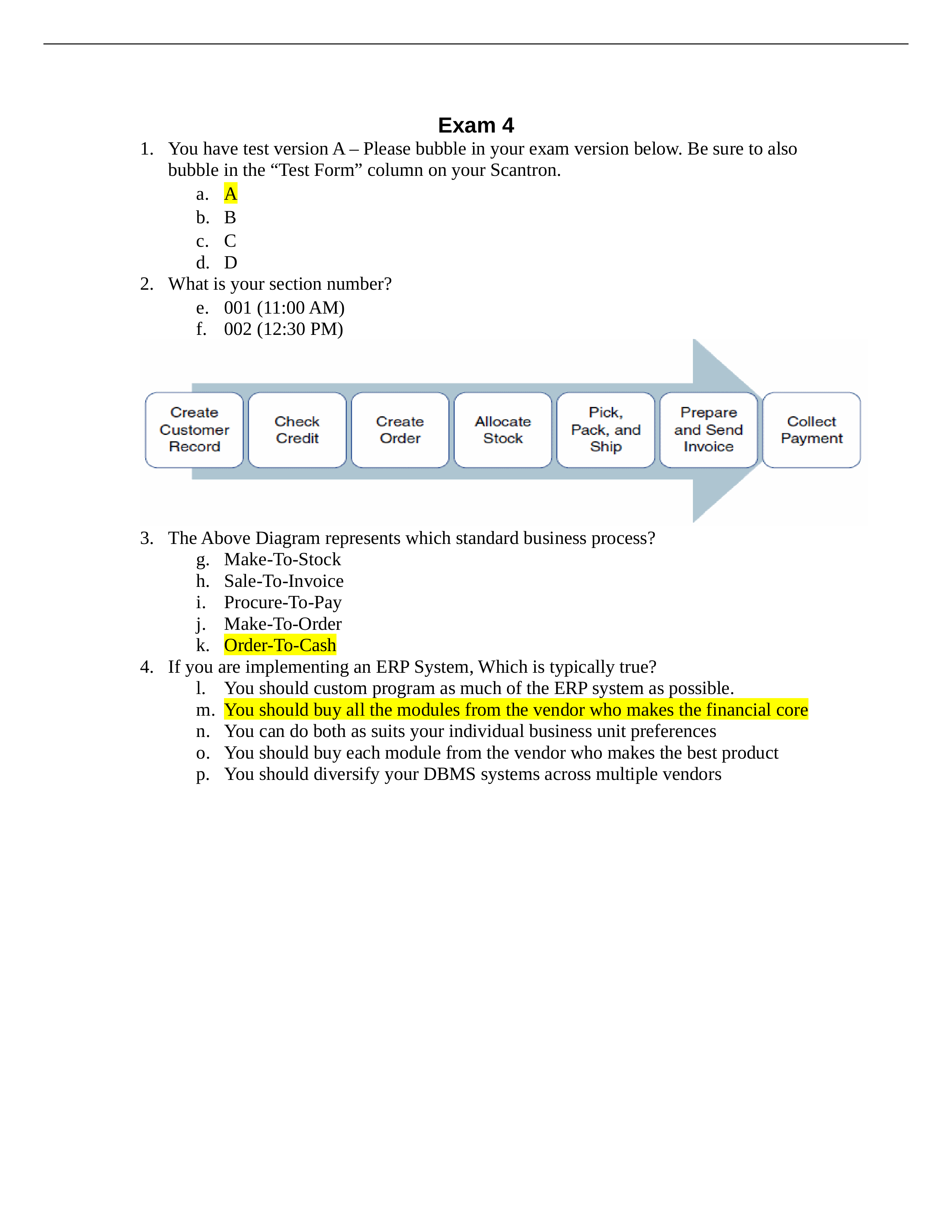 MIS 304 Fall 2012 Exam 4 Version A - key_dw9ouhwxgfw_page1