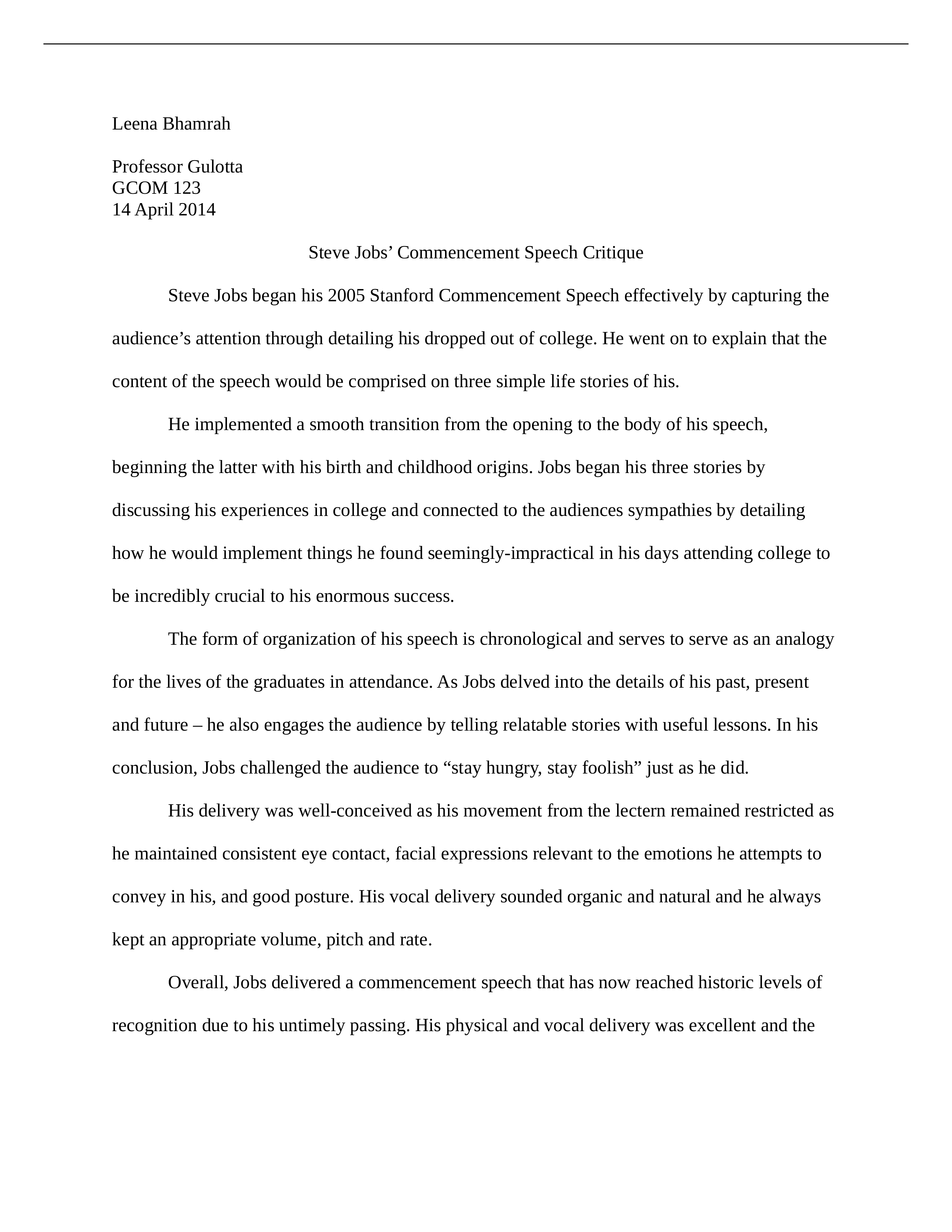 Steve Jobs' Commencement Speech Critique Essay_dwkexzek5xl_page1