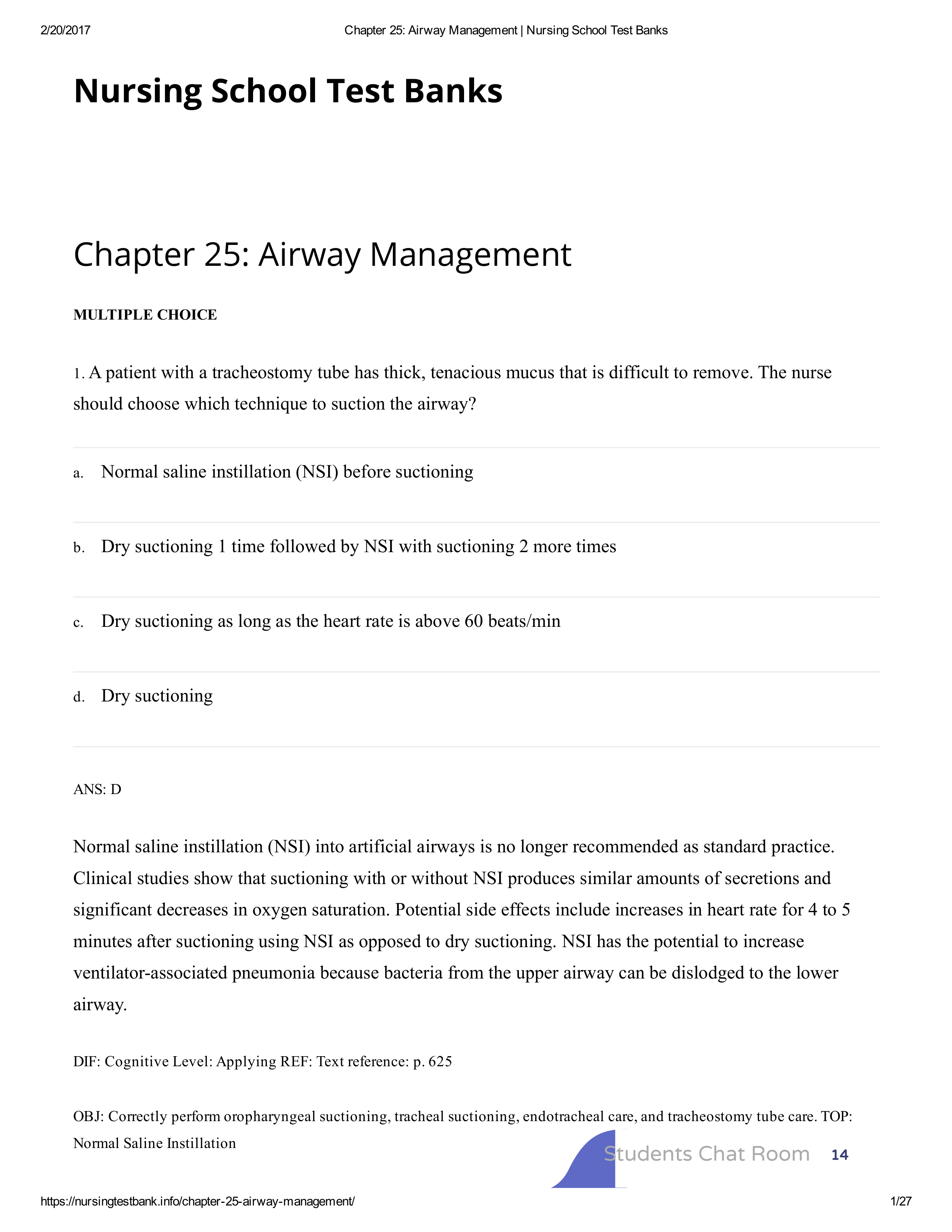 Chapter 25_ Airway Management _ Nursing School Test Banks_dwwjabexieq_page1