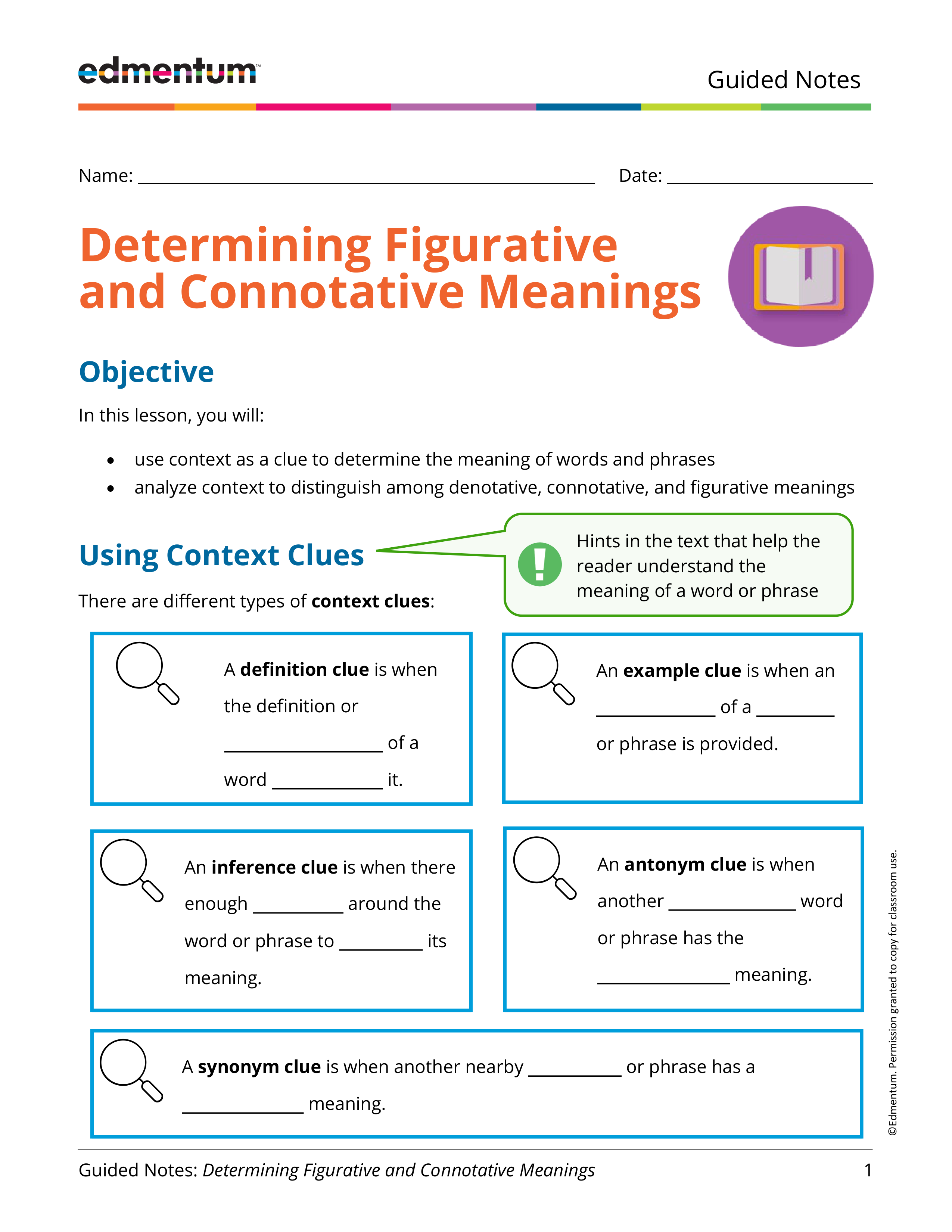 2. Guided Notes - Determining Figurative and Connotative Meanings.pdf_dwy7w6bwn4s_page1