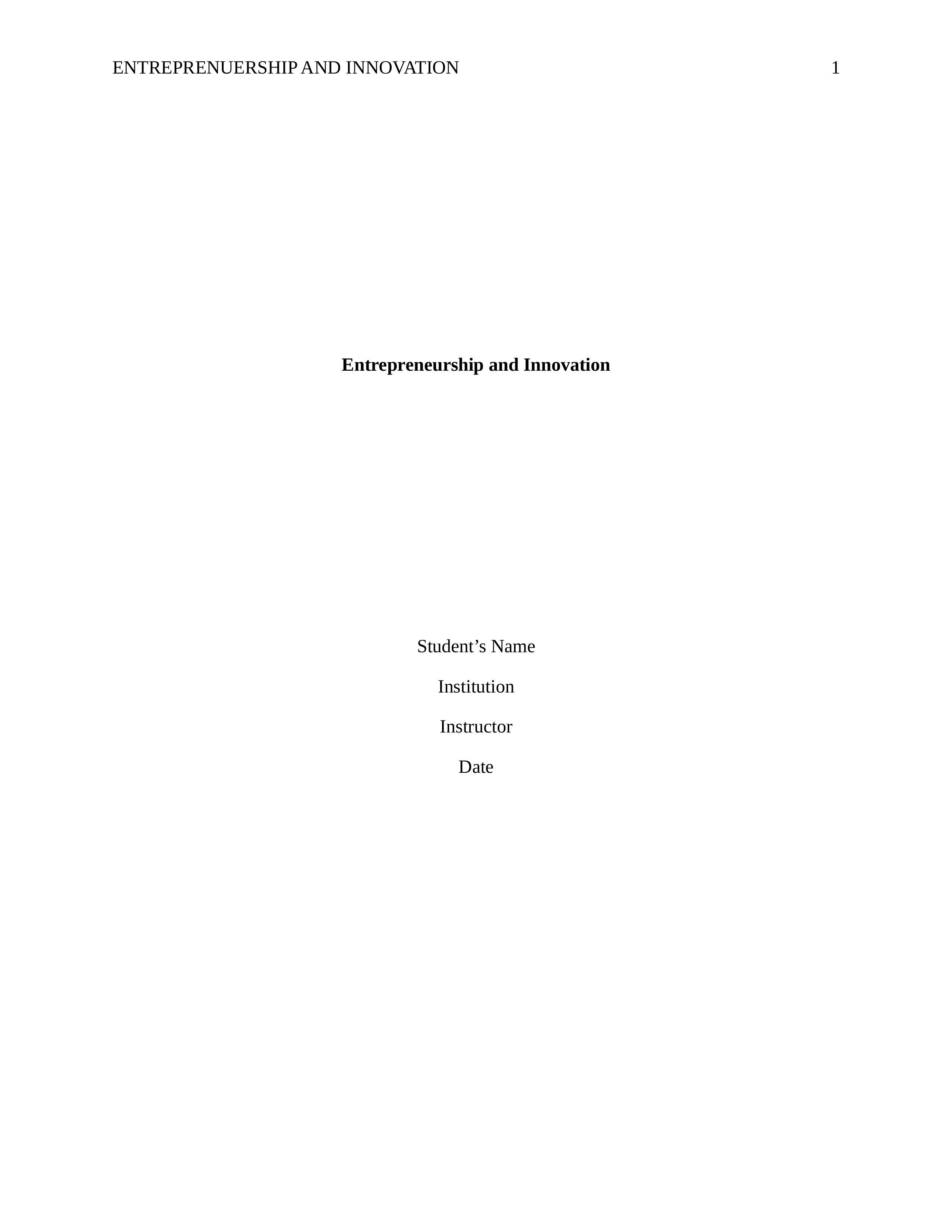 Entrepreneurship and Innovation Reflection.docx_dx0fgaisim0_page1