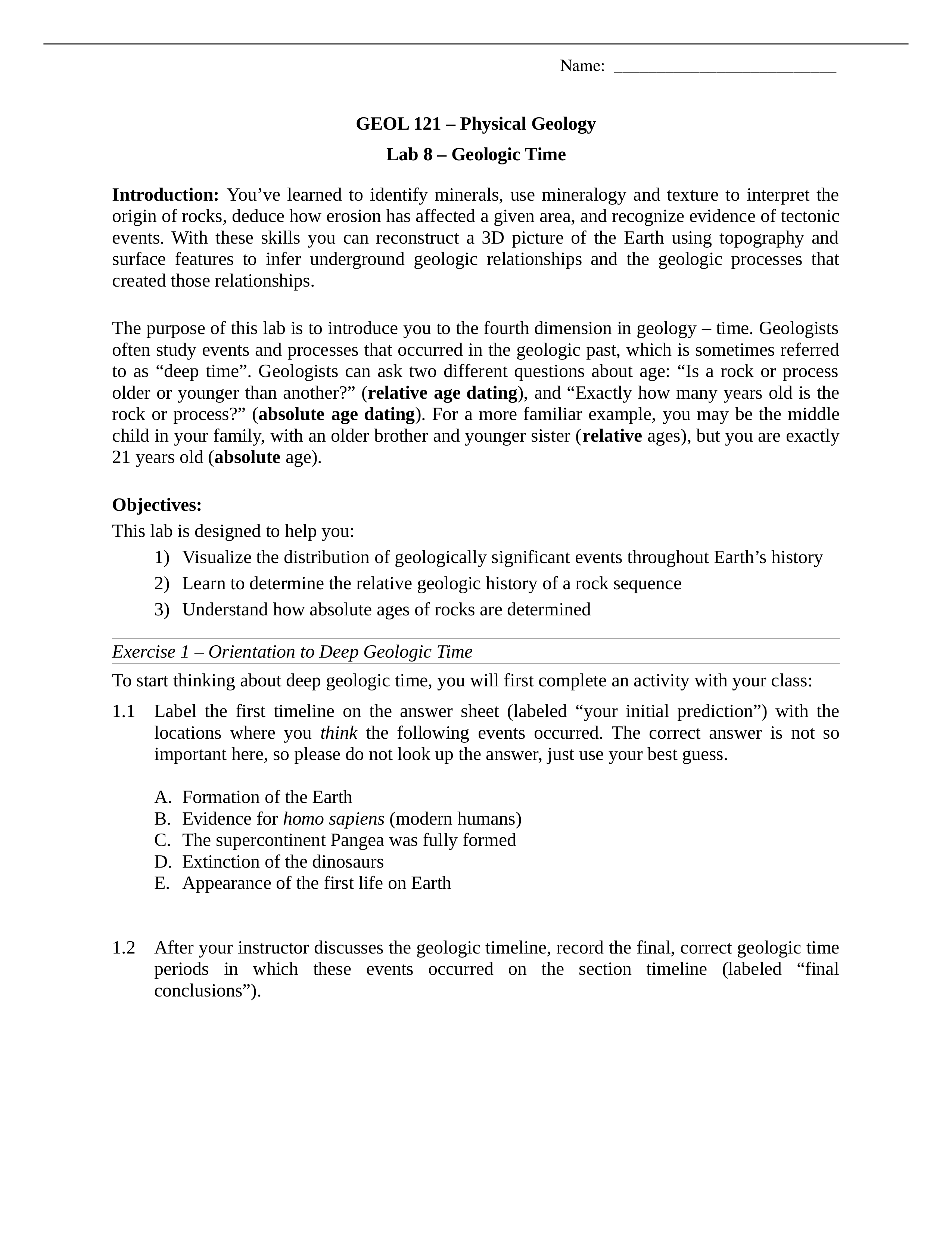 Lab 8 Geologic Time Exercise 1 and 4.docx_dxcd36xft8s_page1