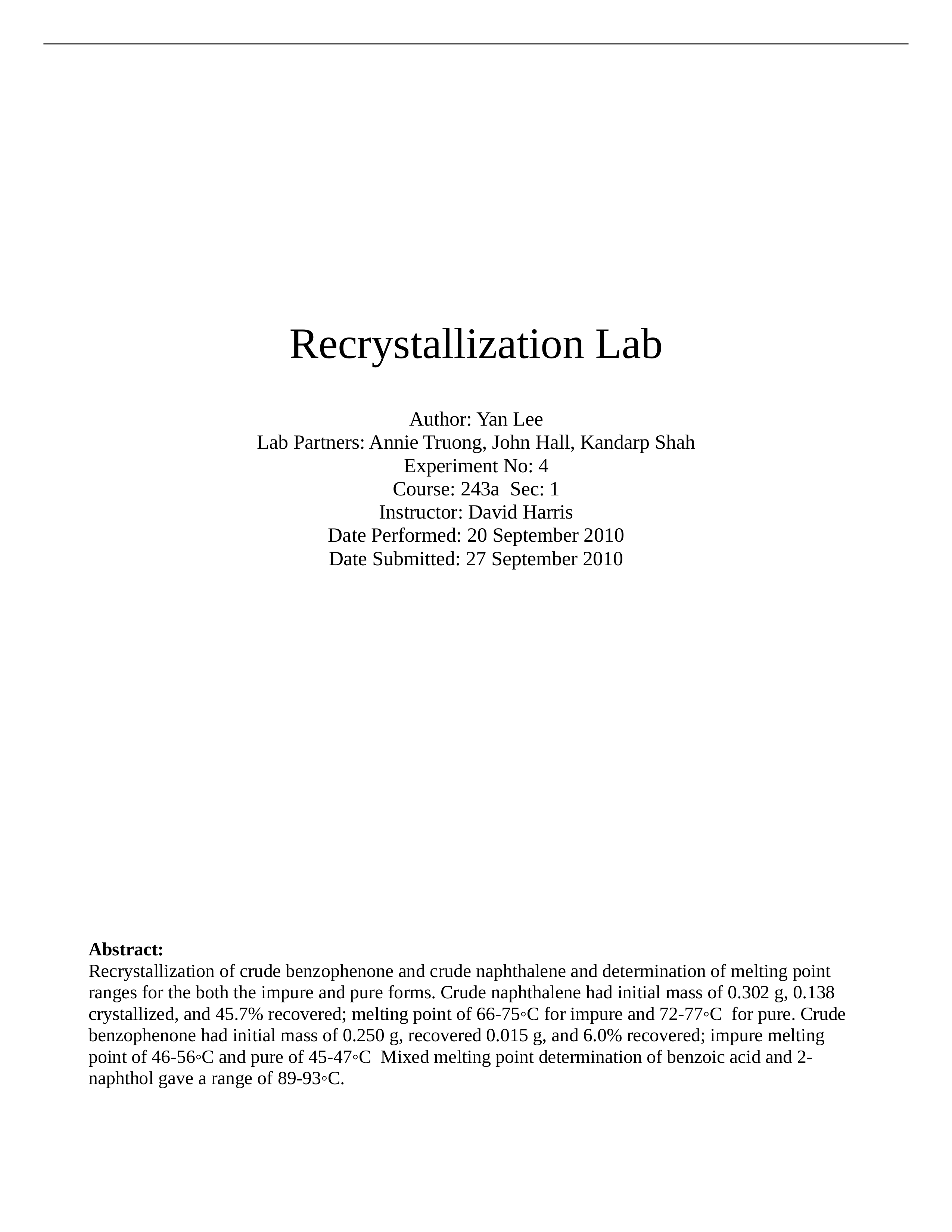 4 Recrystallization Report_dxds7g5st6w_page1