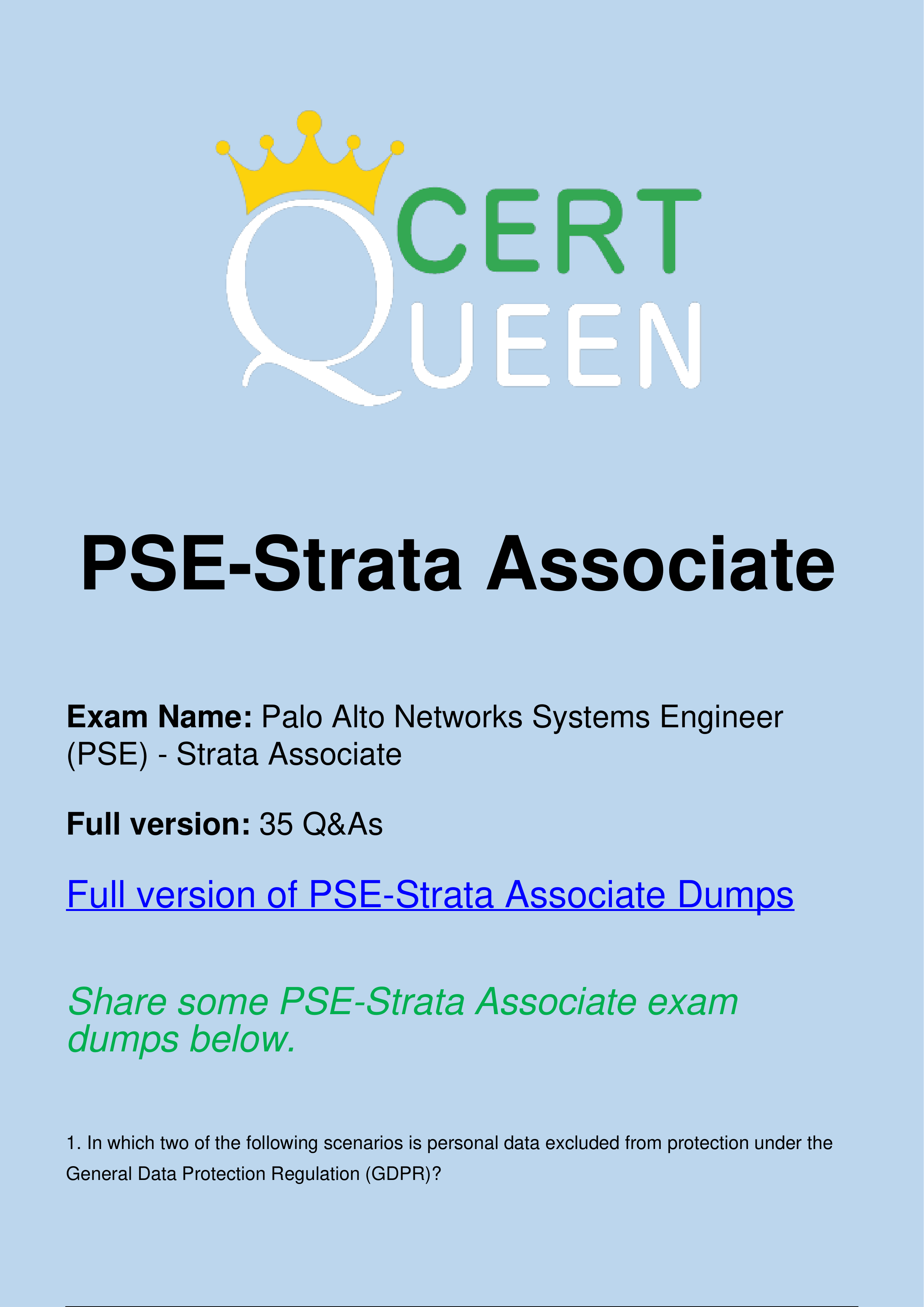 Palo Alto Networks PSE-Strata Associate exam guides.pdf_dxmr1w2ajgk_page1