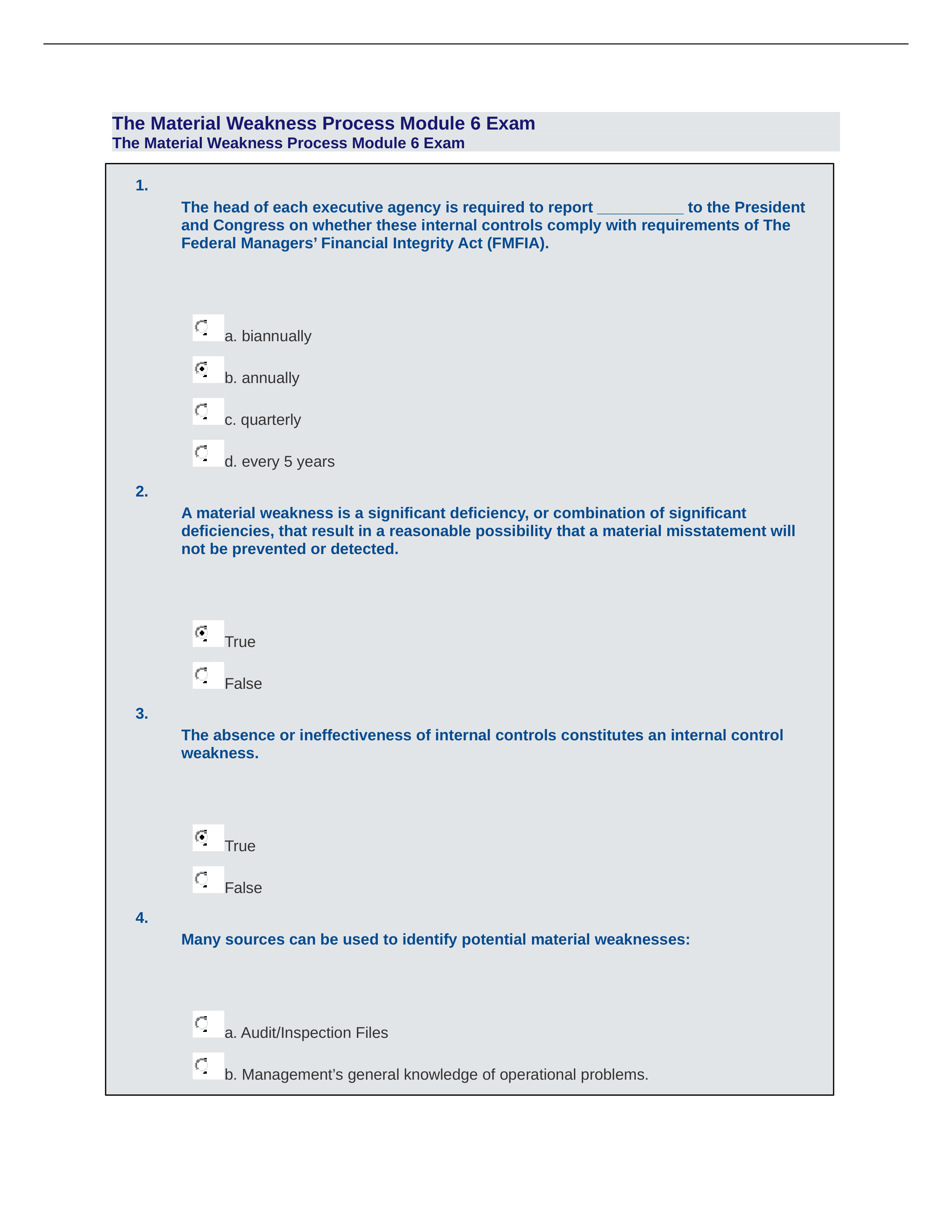 The Army Managers' Internal Control Program (MICP) - Internal Control Process Exam 3.docx_dxmt3m330tk_page1