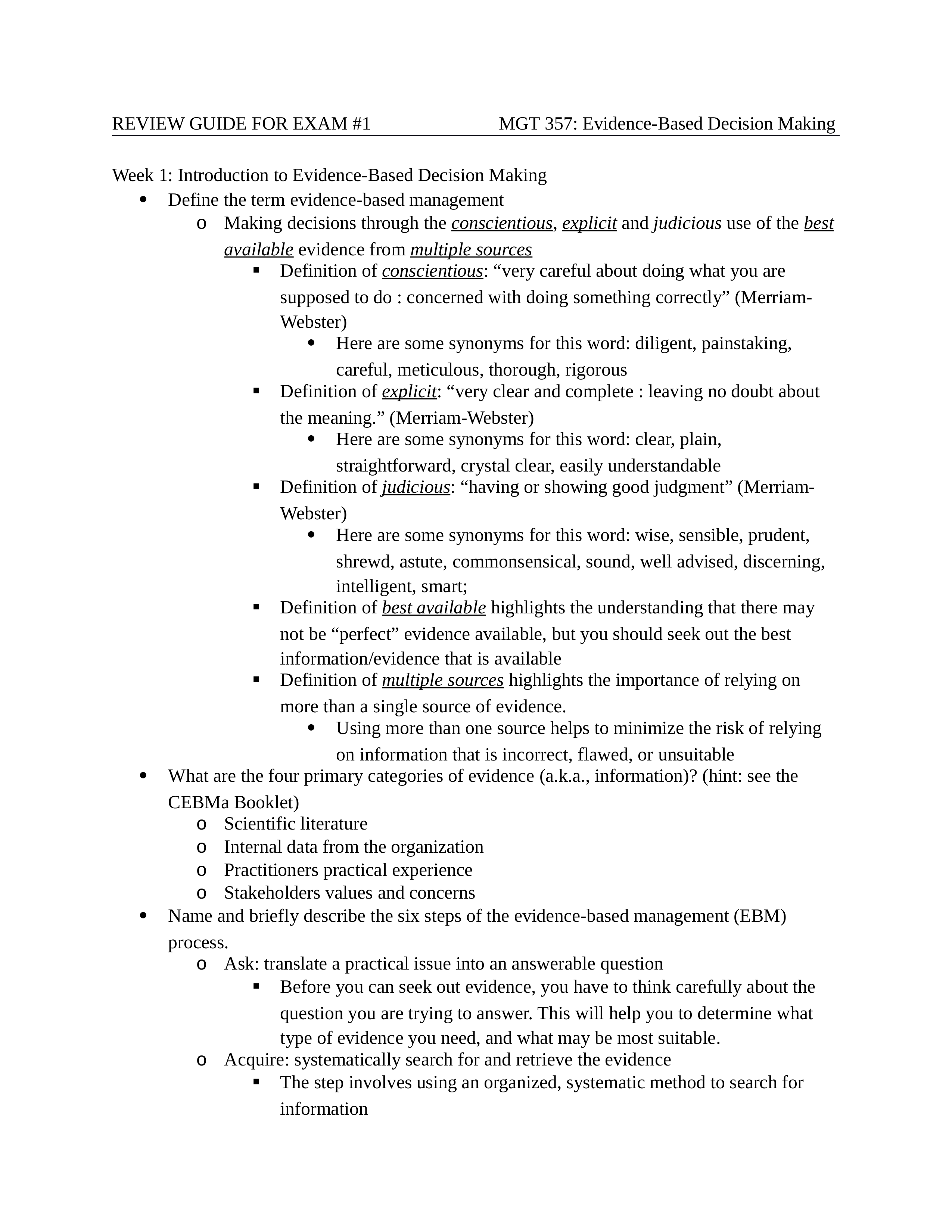 MGT 357 - Review Guide for Exam 1_dxor4ela3nc_page1