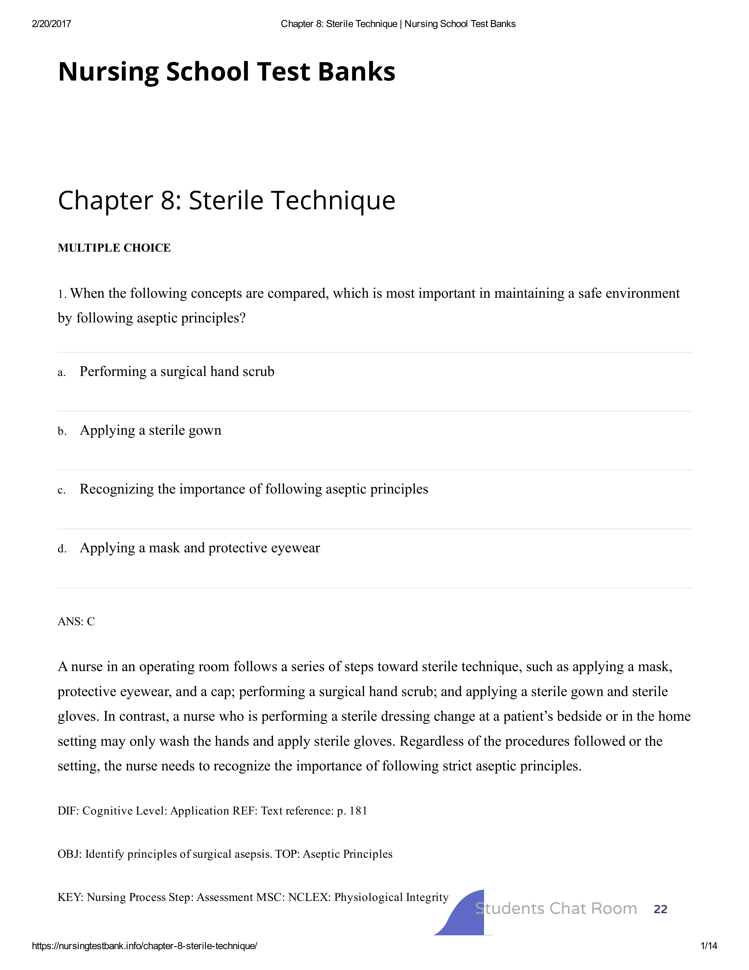 Chapter 8_ Sterile Technique _ Nursing School Test Banks_dxryg96z1wv_page1