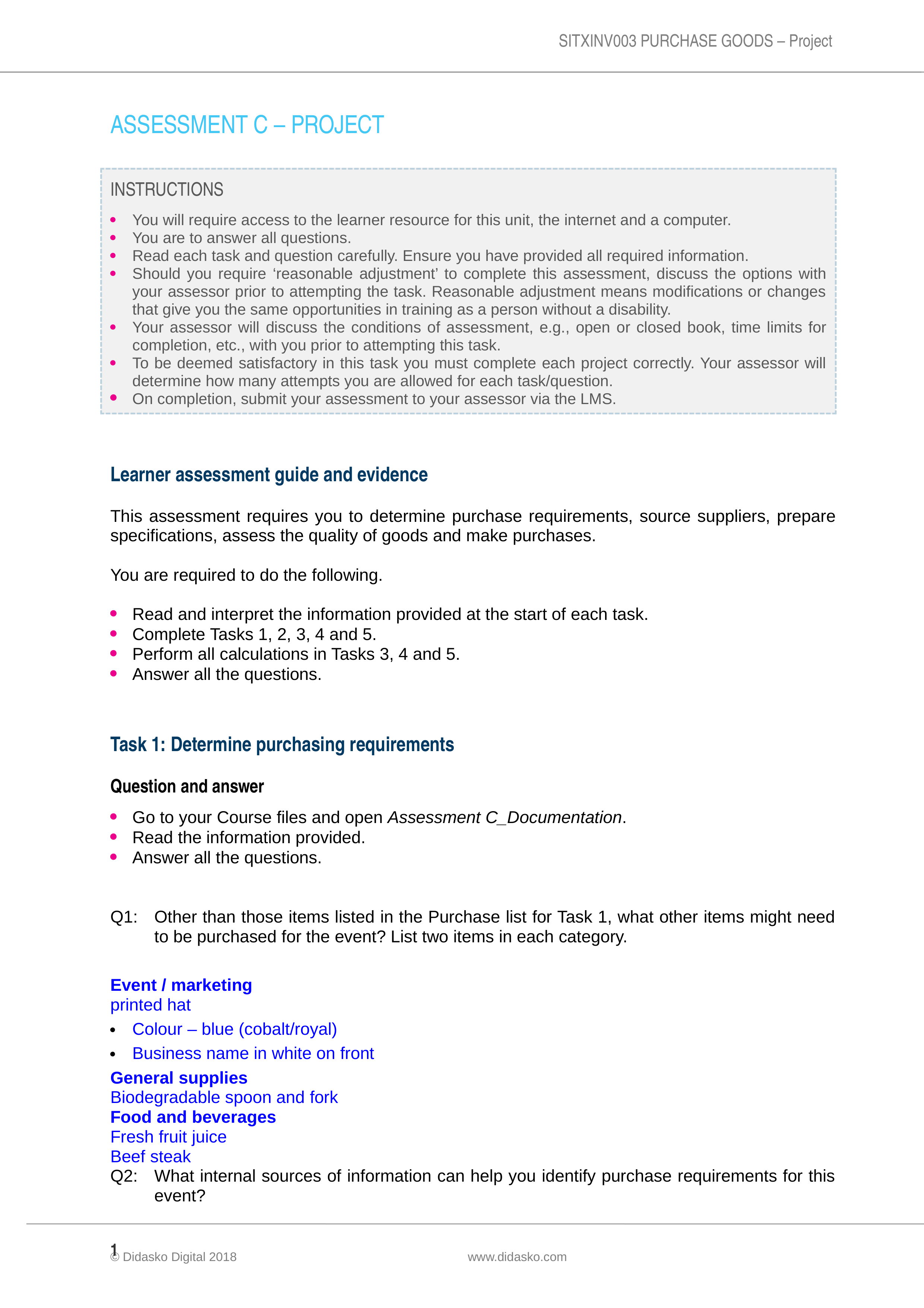 SITXINV003_Assessment C_Project_V2-1.docx_dxs6byu5k17_page1