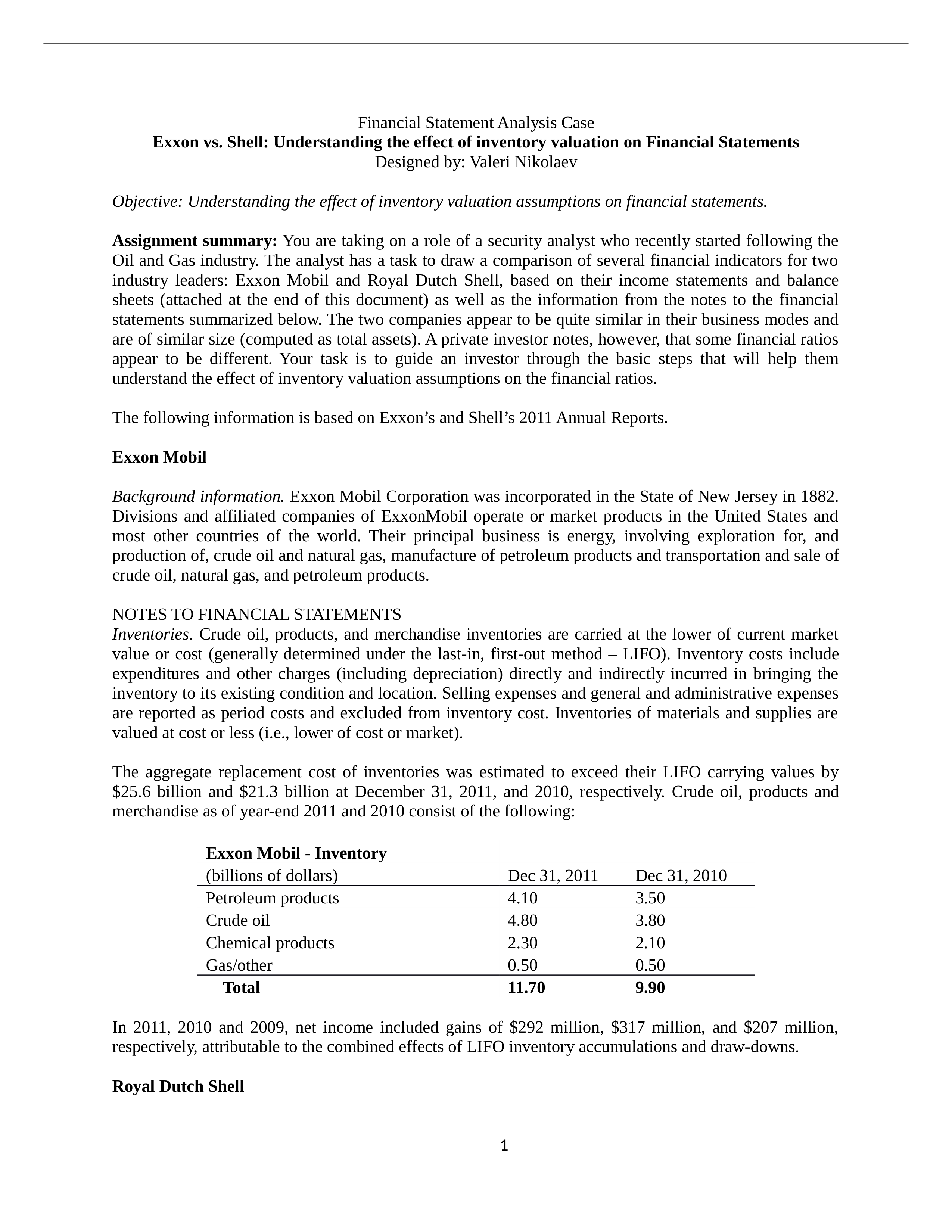 2016 Exxon vs Shell - Understanding Inventory Assumptions - CASE STUDY_dxw6oaajqjl_page1