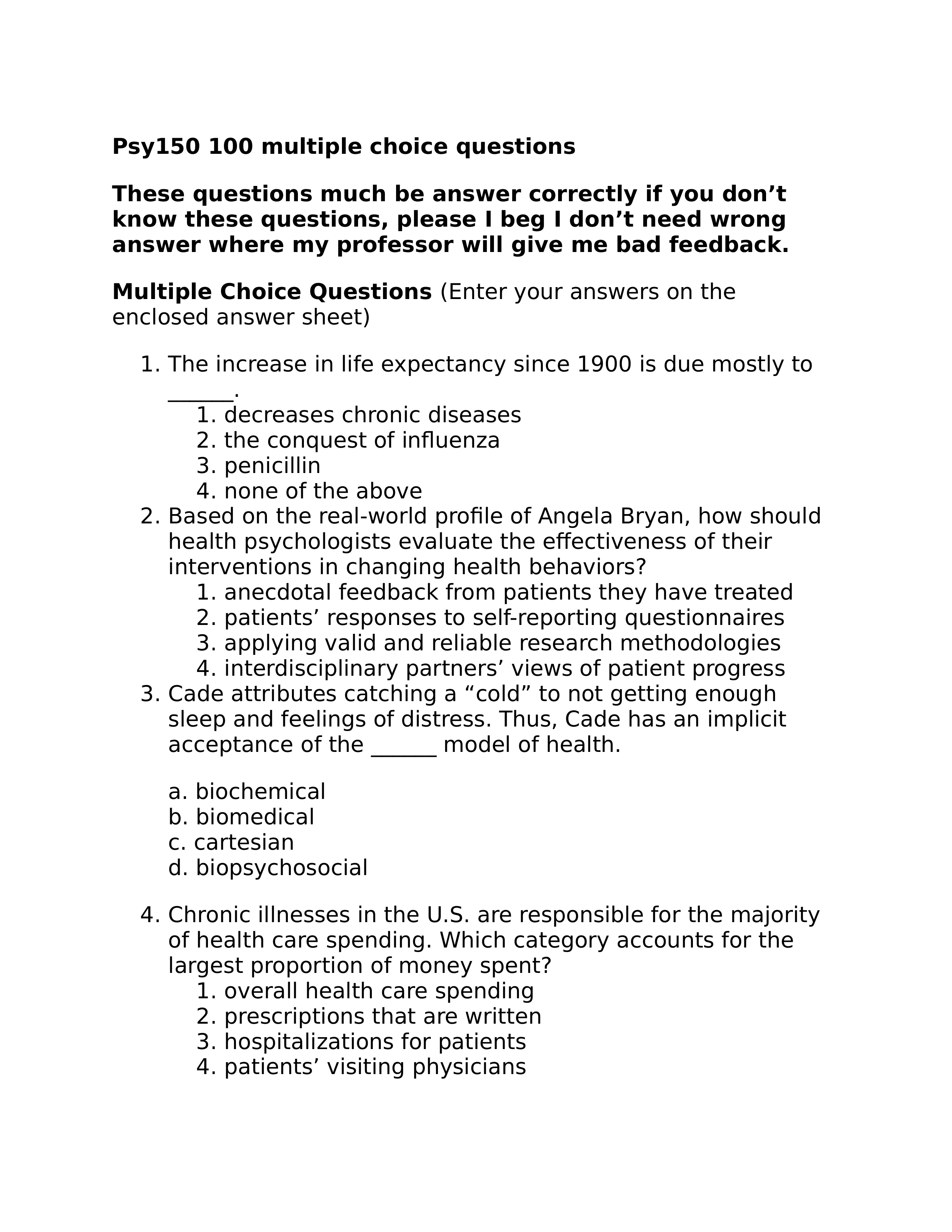 Psy150 100 multiple choice questions.docx_dy7n0is3fmm_page1