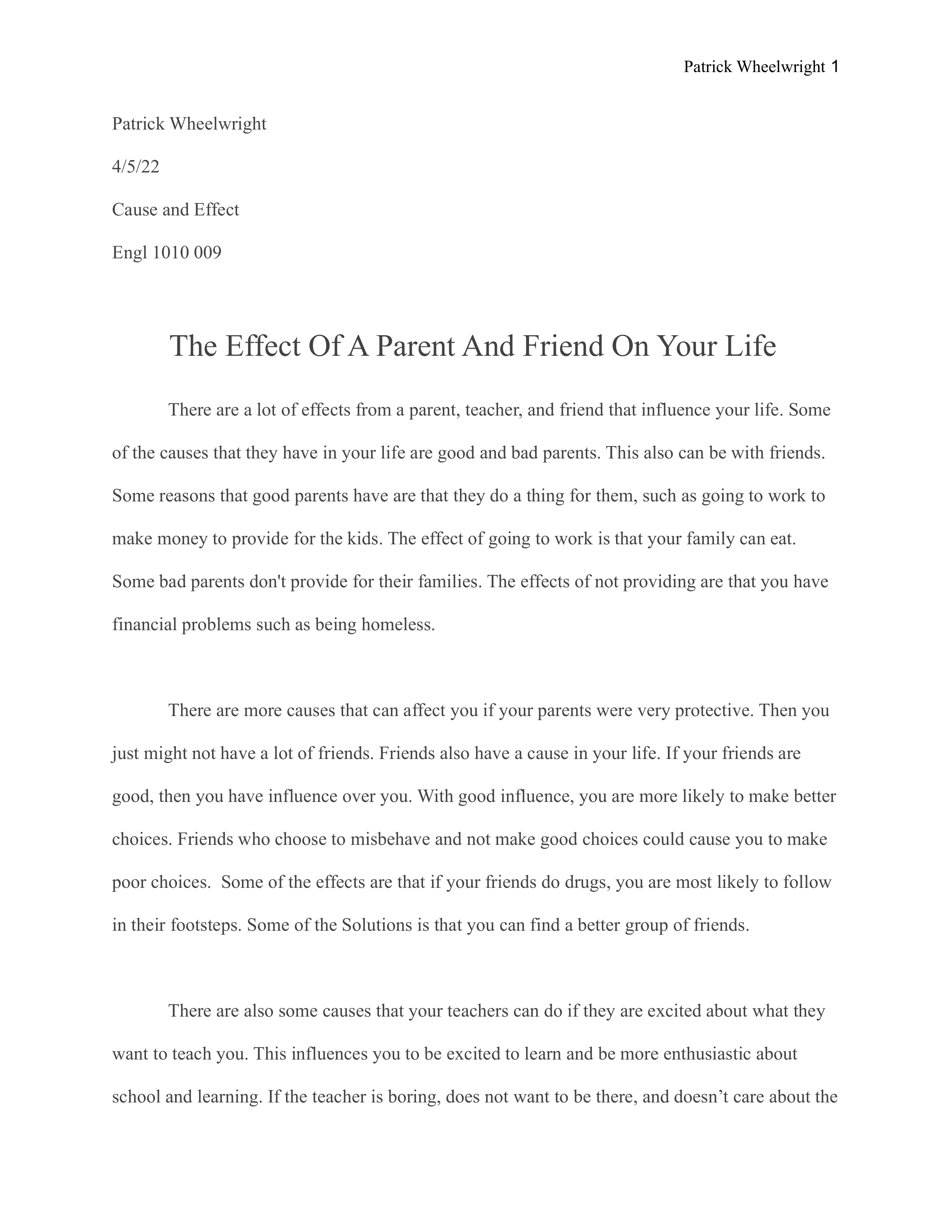 The Effect Of A Parent, Teacher, and Friend On Your Life.pdf_dy88k8tmrfu_page1