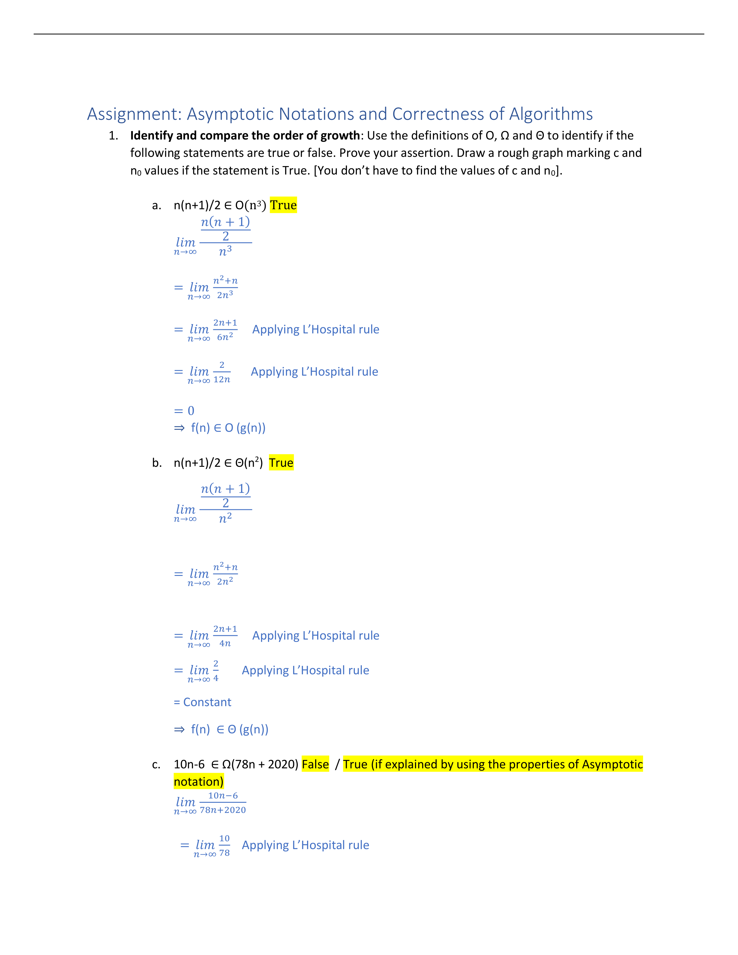 Solution Asymptotic Notations and Correctness of Algorithms.pdf_dyf18kblibo_page1