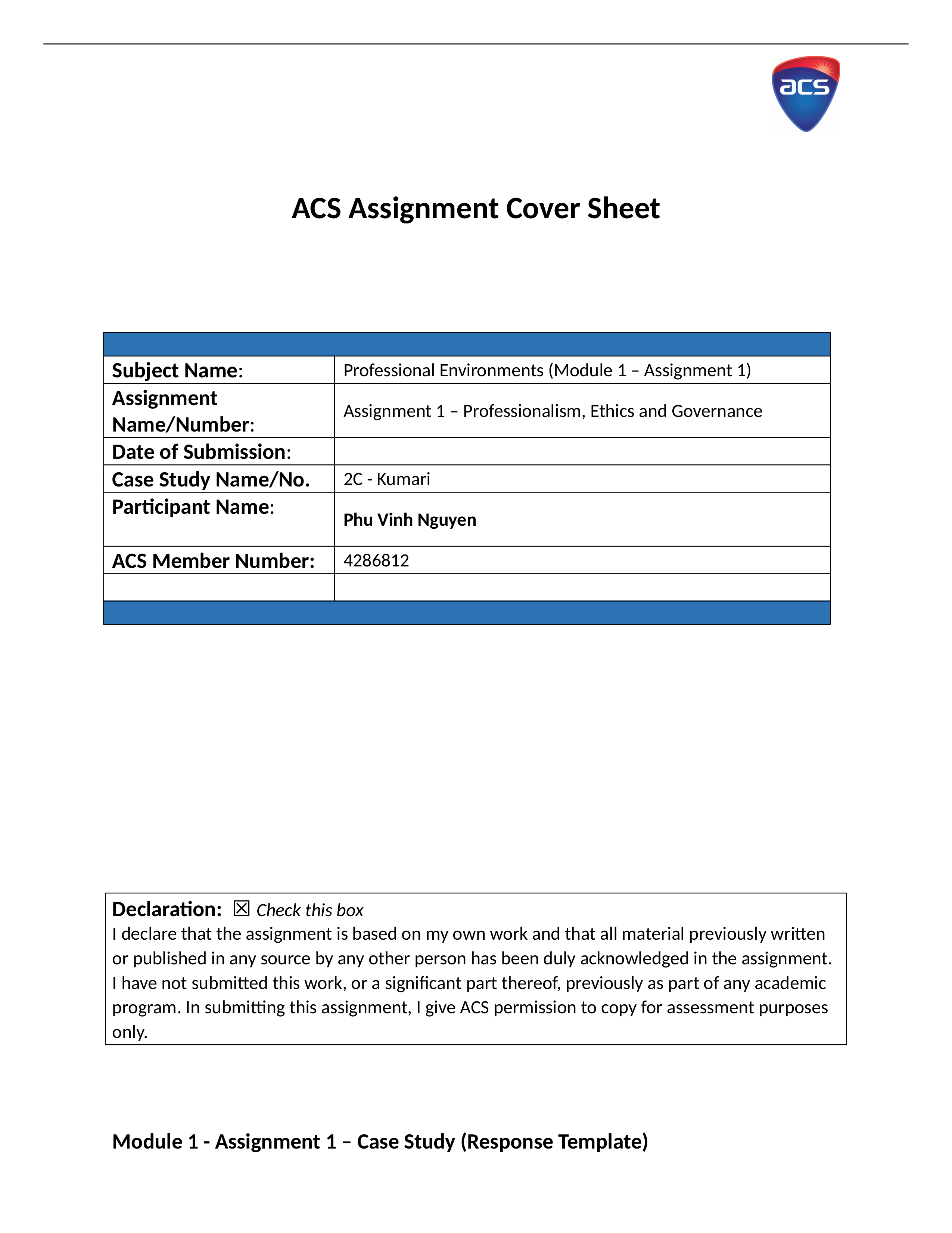 Phu Vinh Nguyen - Module 1 - Assignment 1 - Case Study 2C Kumari.docx_dyfh55f6ynq_page1