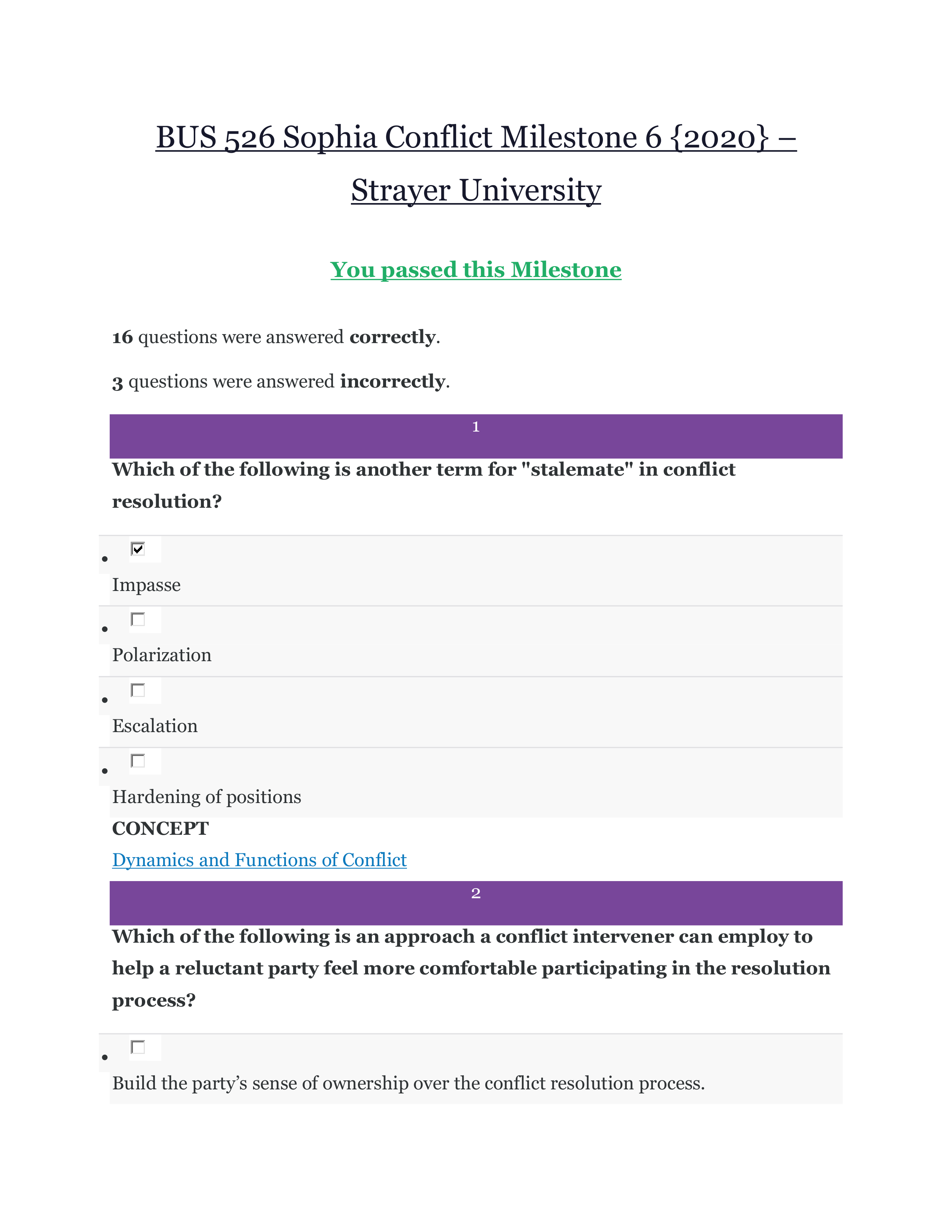 BUS 526 Sophia Conflict Milestone 6 {2020} - Strayer University.pdf_dyjxeow24tw_page1