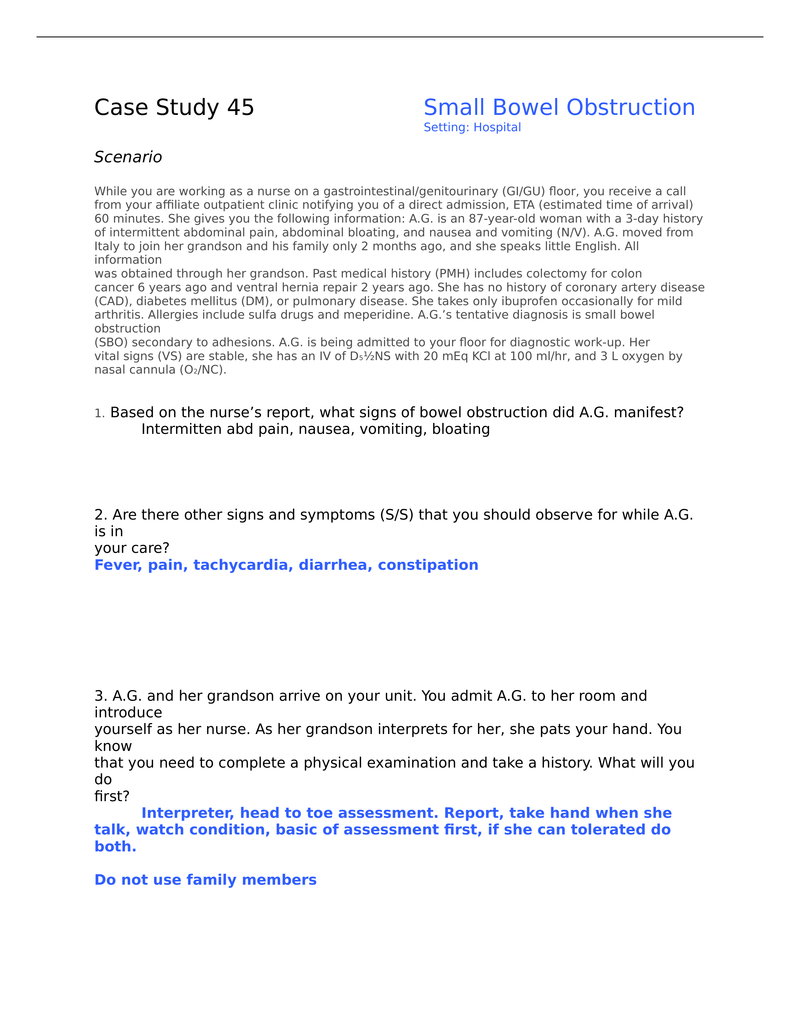 Case Study 45 Small Bowel Obstruction.docx_dynxccgfnqo_page1