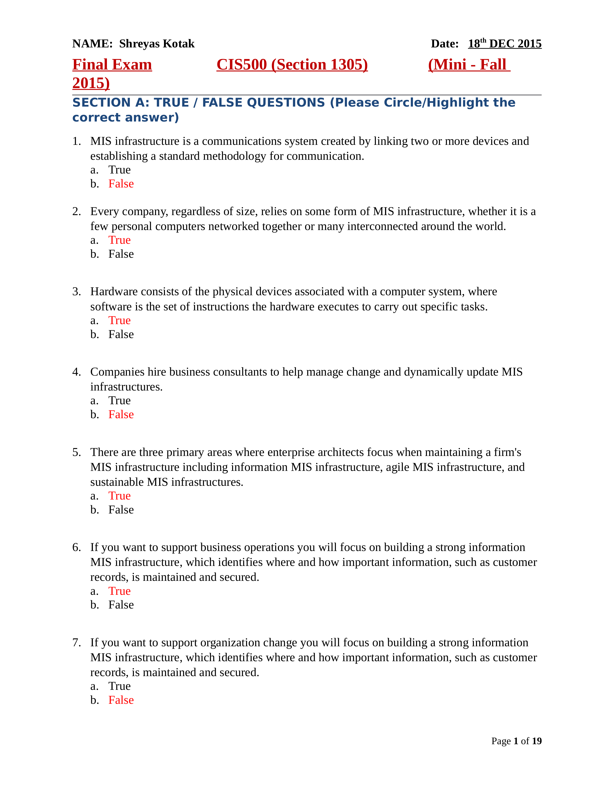 Final Exam  CIS500 (Section 1305)  (Mini - Fall 2015)_dyo7gcu9rh8_page1