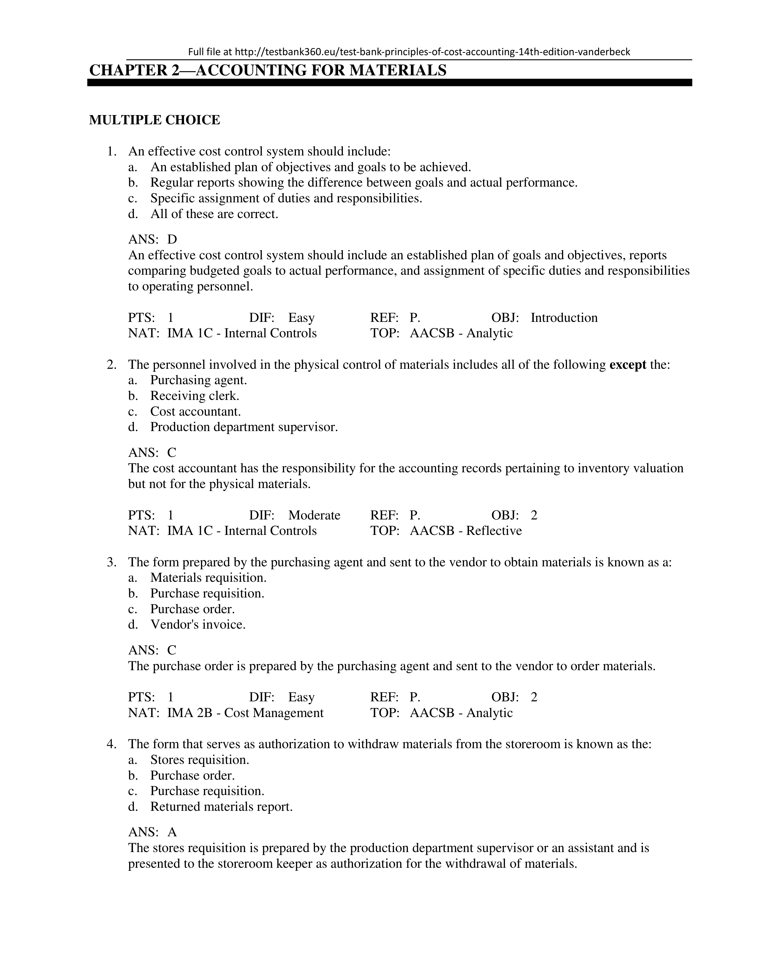 Chapter 2 - Accounting for Materials Multiple Choice PDF.pdf_dyws4hhdez8_page1