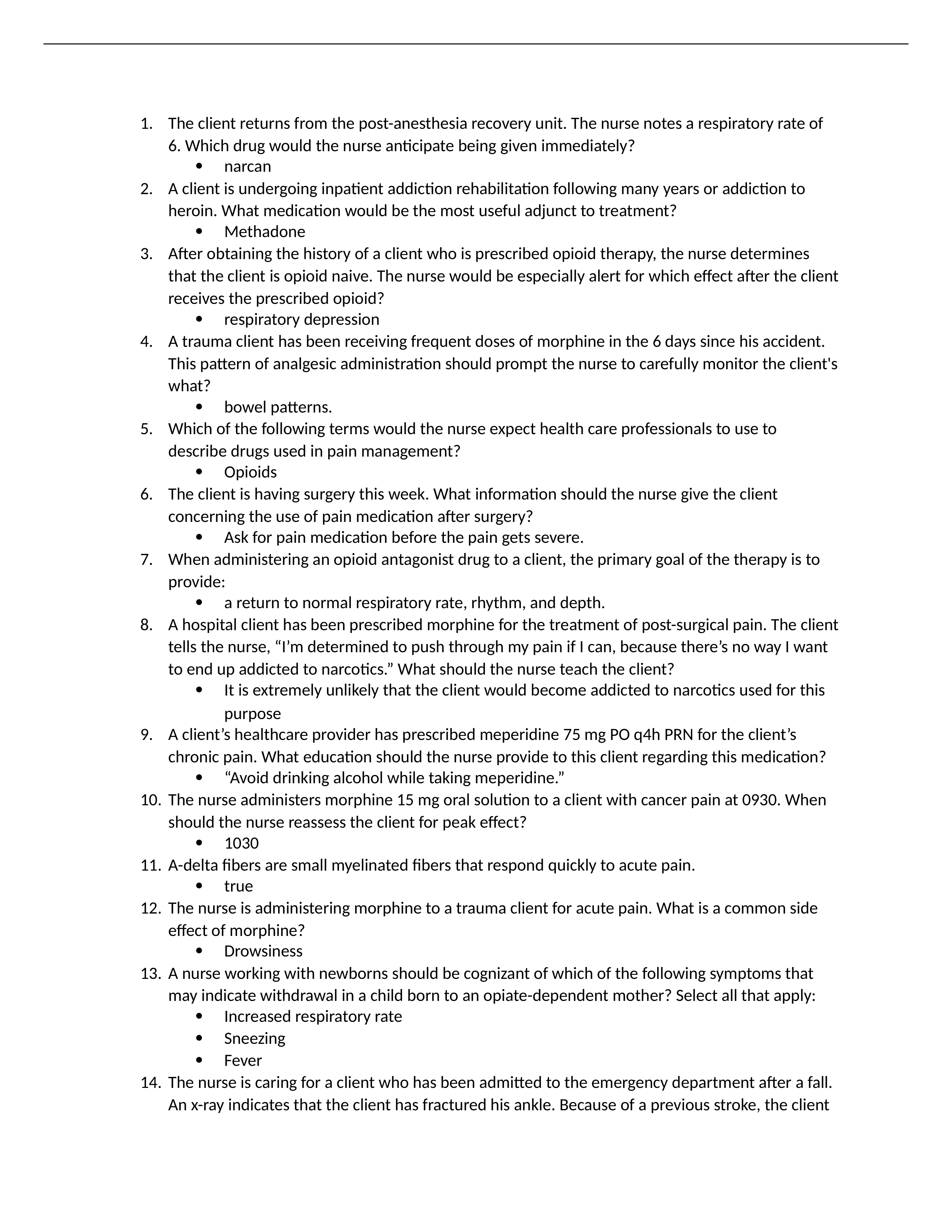 Pharmacology - Chapter 49 Drug Therapy With Opioids.docx_dzfi047jfpn_page1