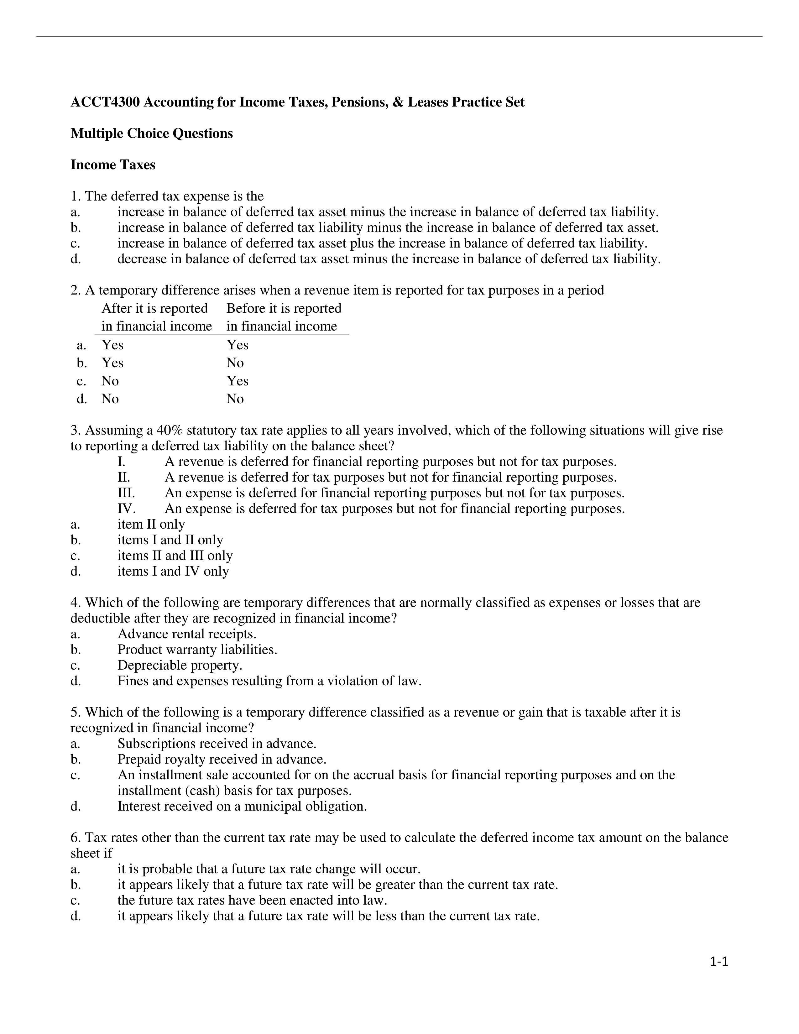 income taxes mc_PracticeSet.pdf_dzljxfshduh_page1