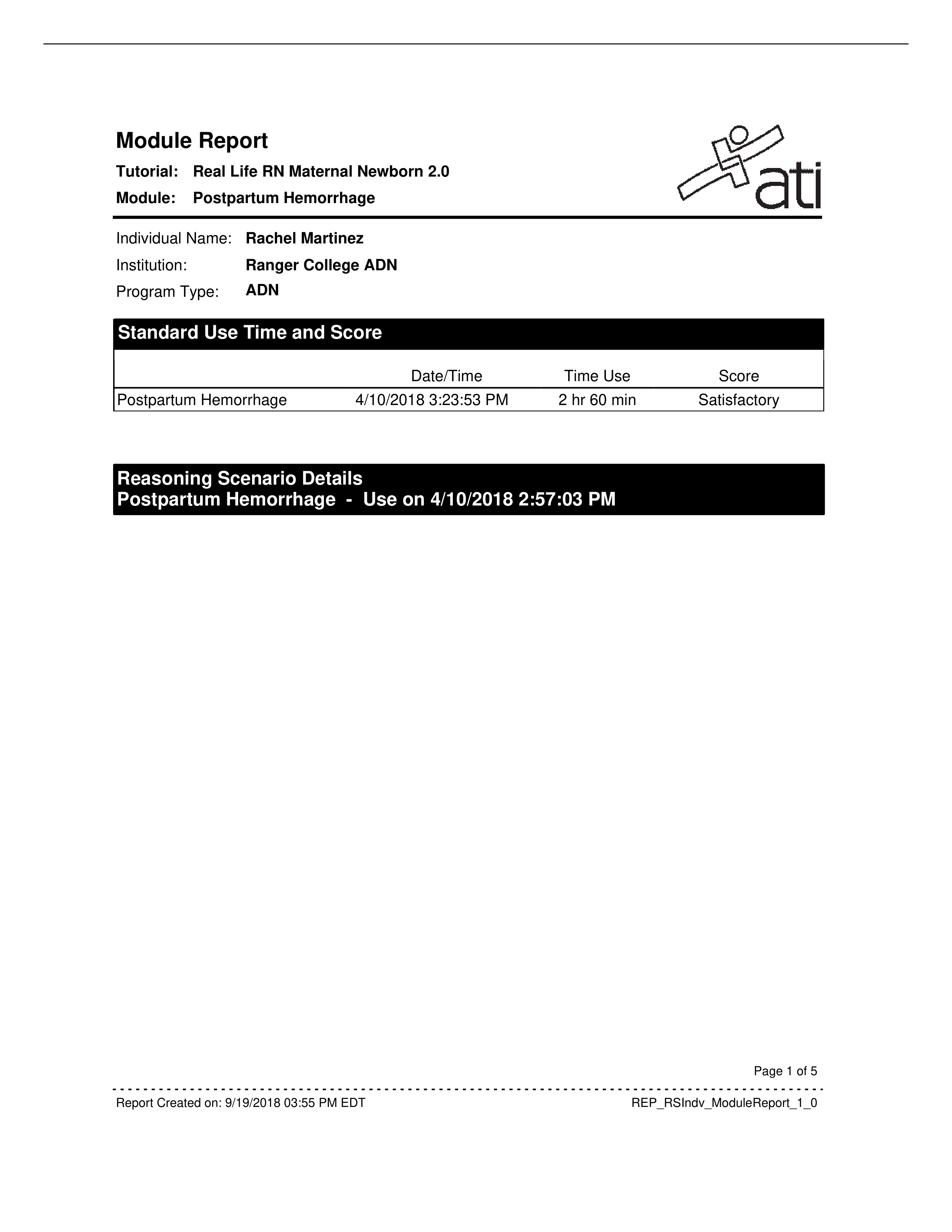 ATI Real Life RN Simulation Maternal Newborn - Postpartum Hemorrhage.pdf_dzlvsdzr93m_page1