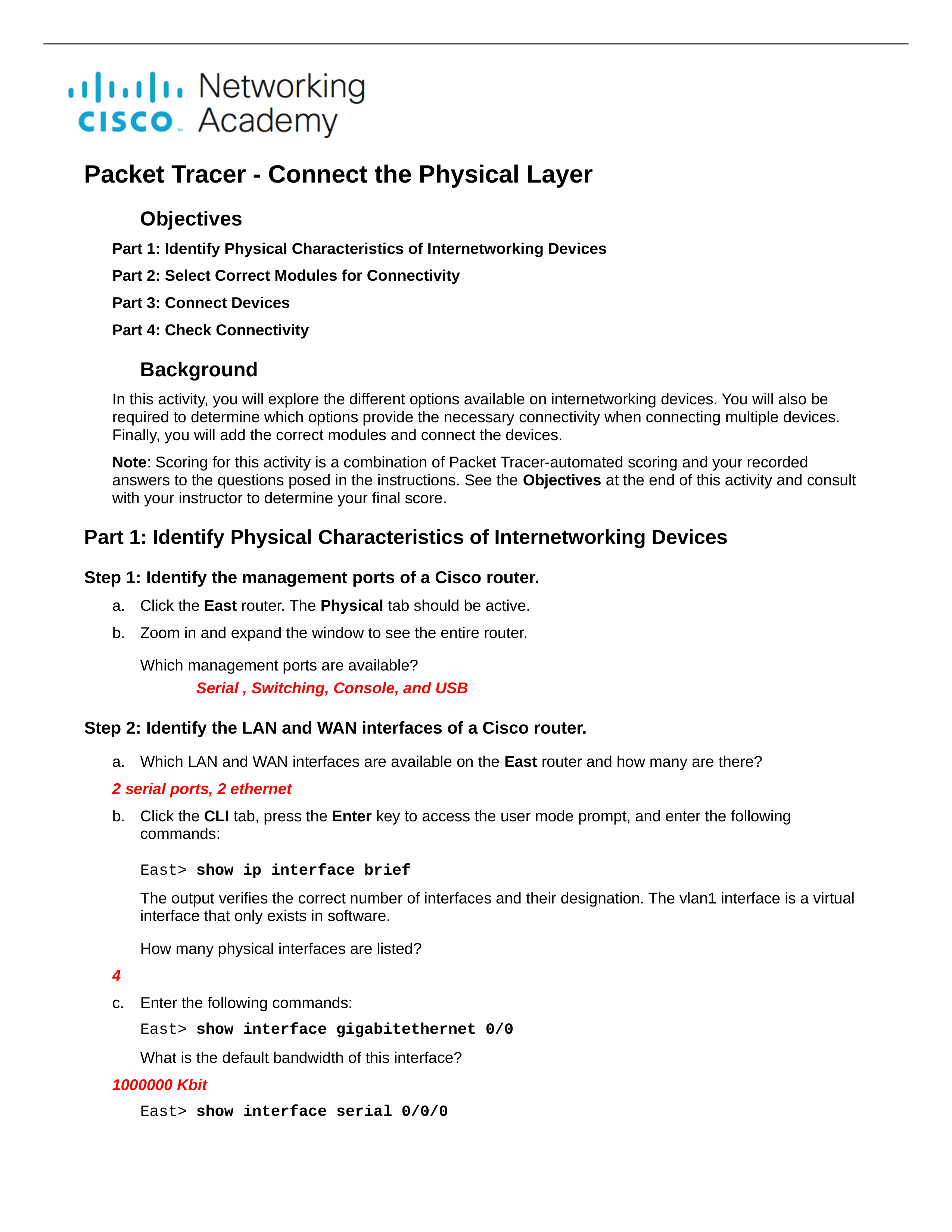 4.7.1 Packet Tracer - Connect the Physical Layer.docx_dzm3f4mhkjn_page1