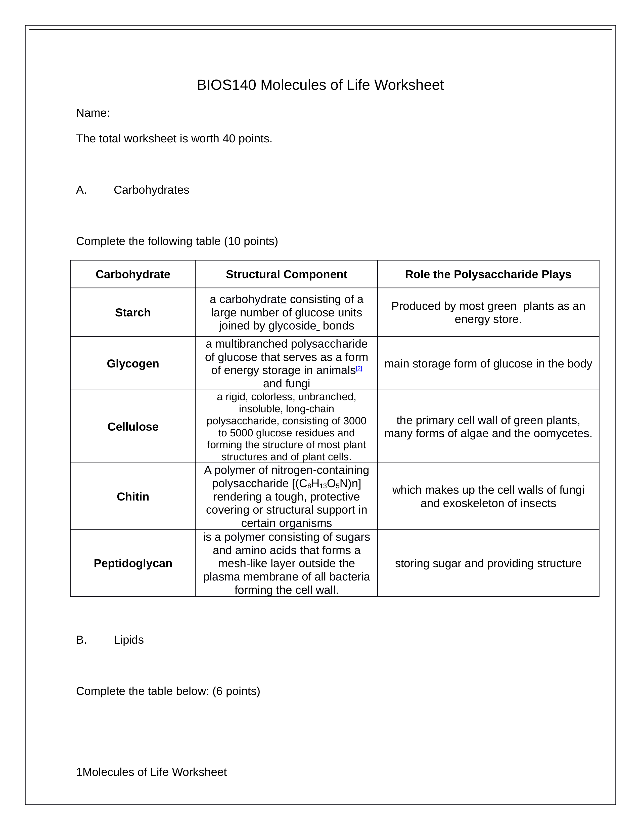 Molecules of Life Worksheet 2_dzpcbabsvm8_page1